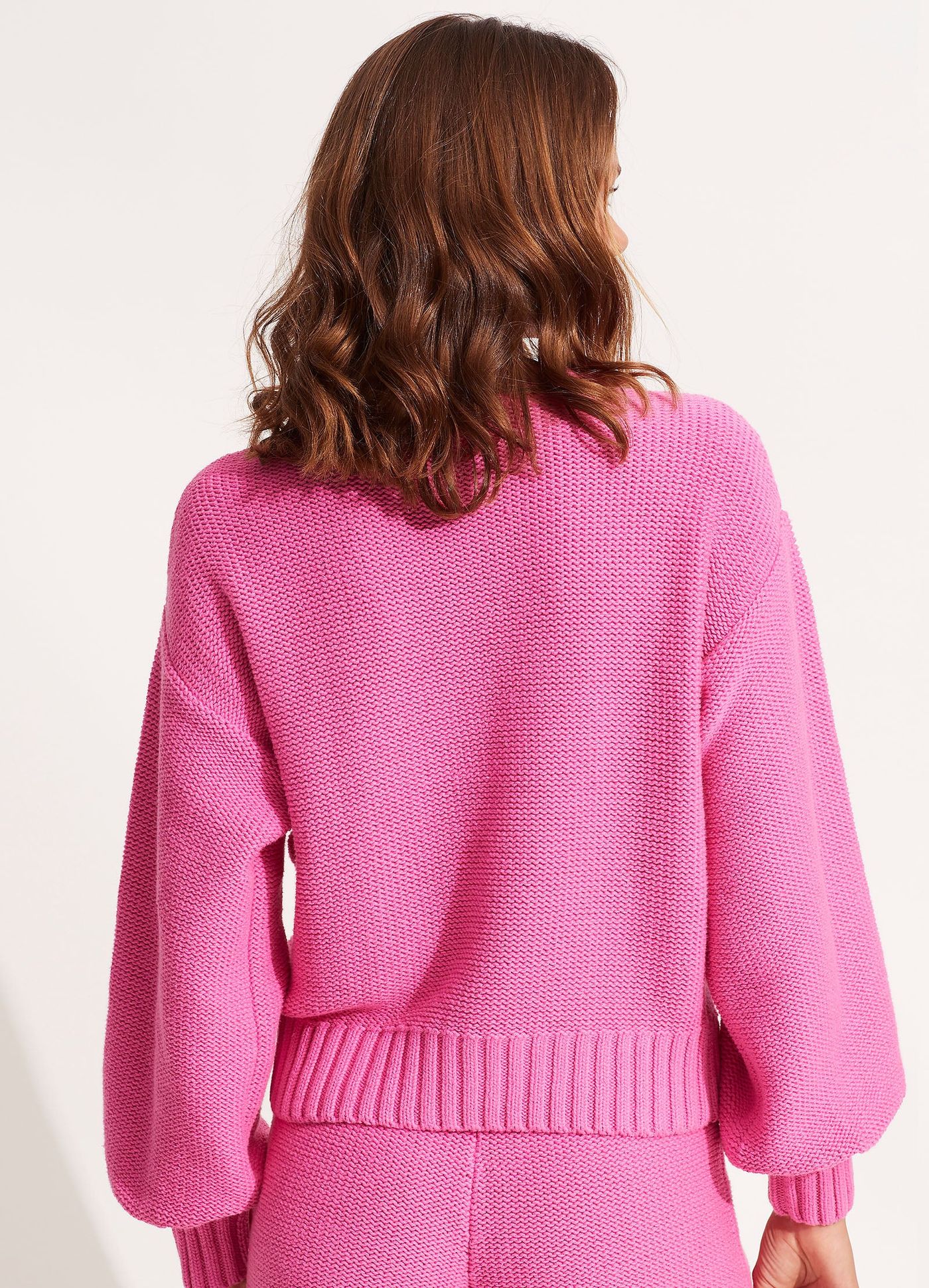 Husk Chunky Knit - Pink - Pink view 4