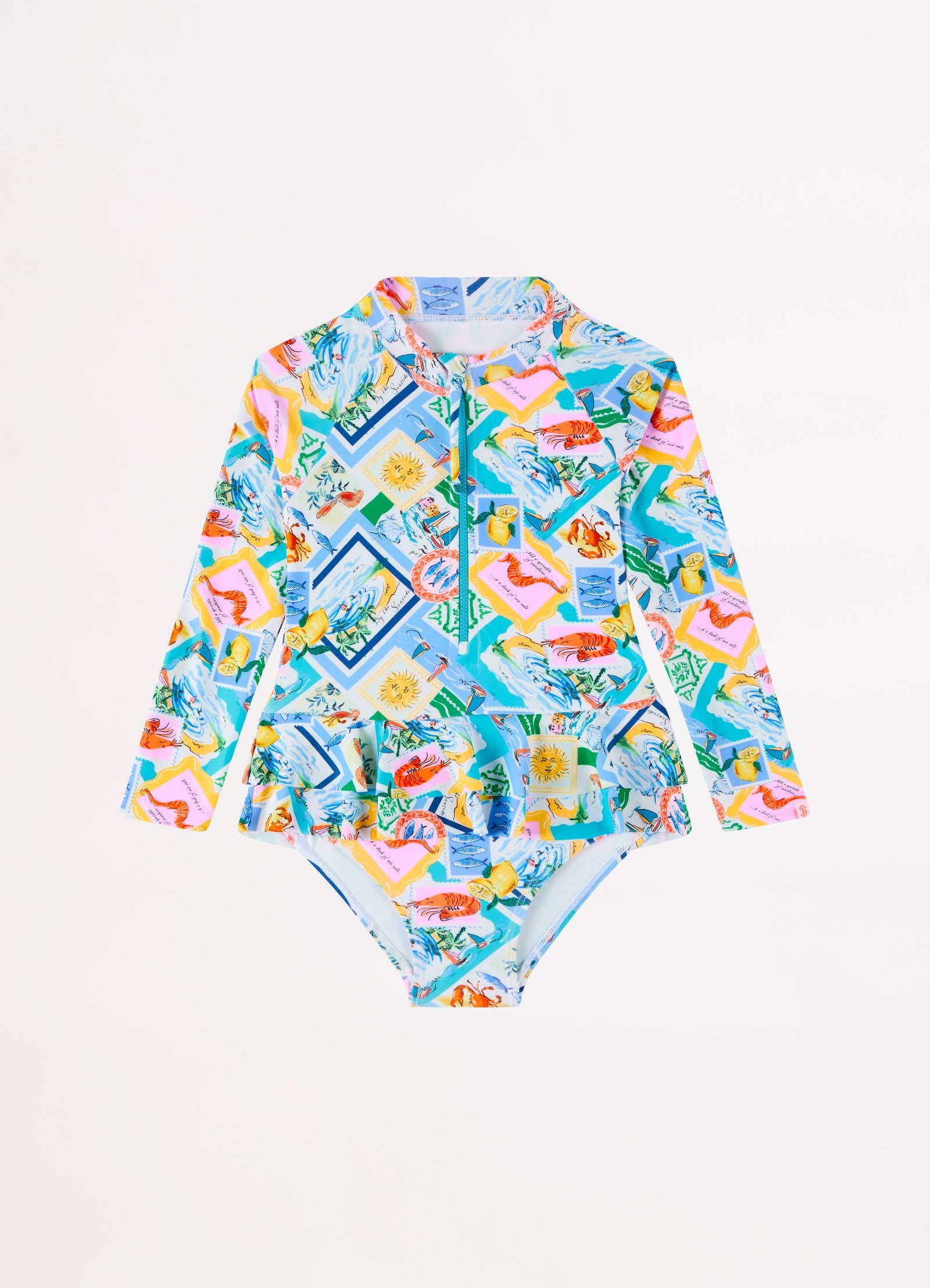Isle Of Capri Girls Paddlesuit - Capri - Capri view 2