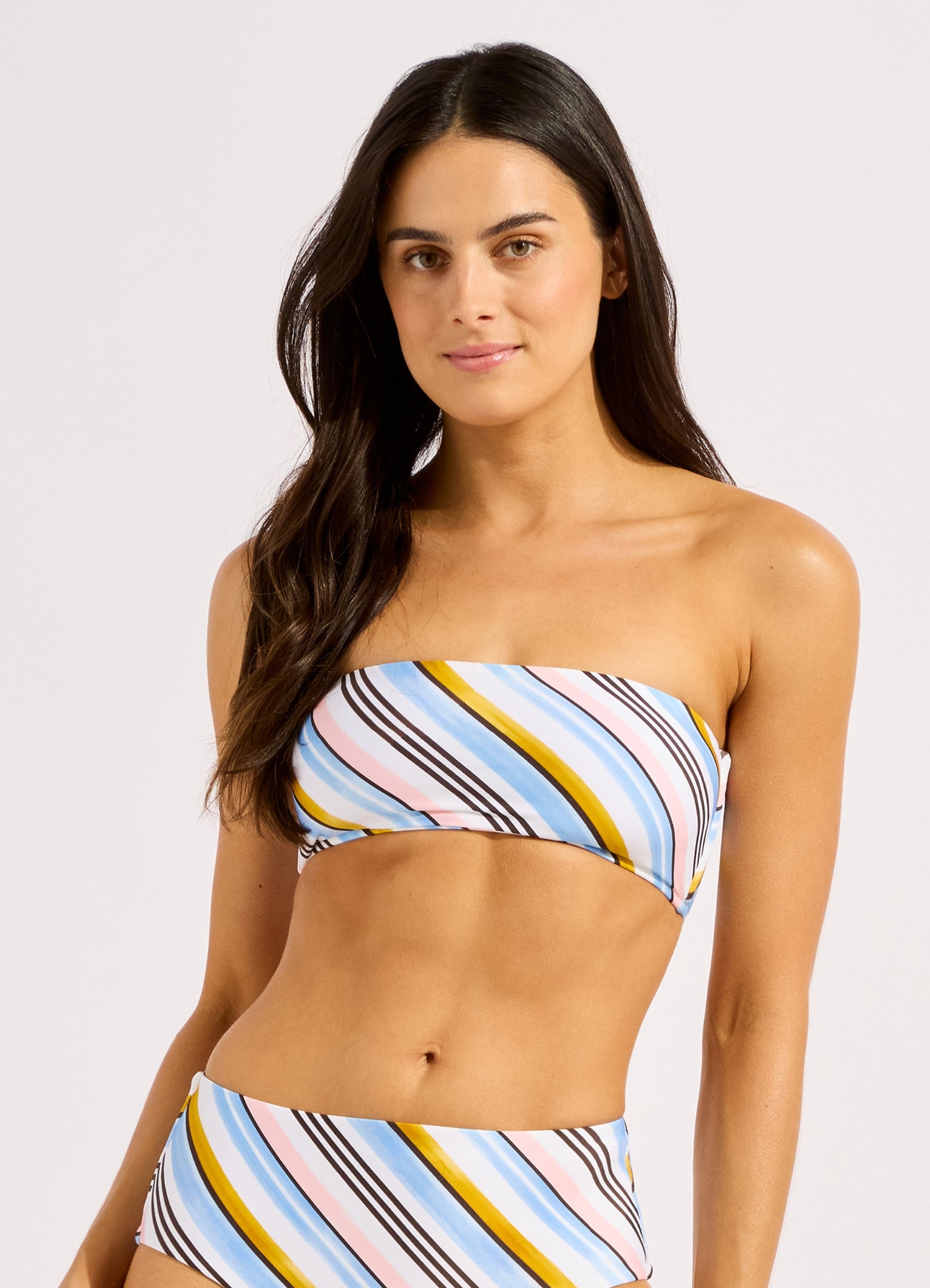 Kai Bandeau Bikini Top - Powder Blue view 2