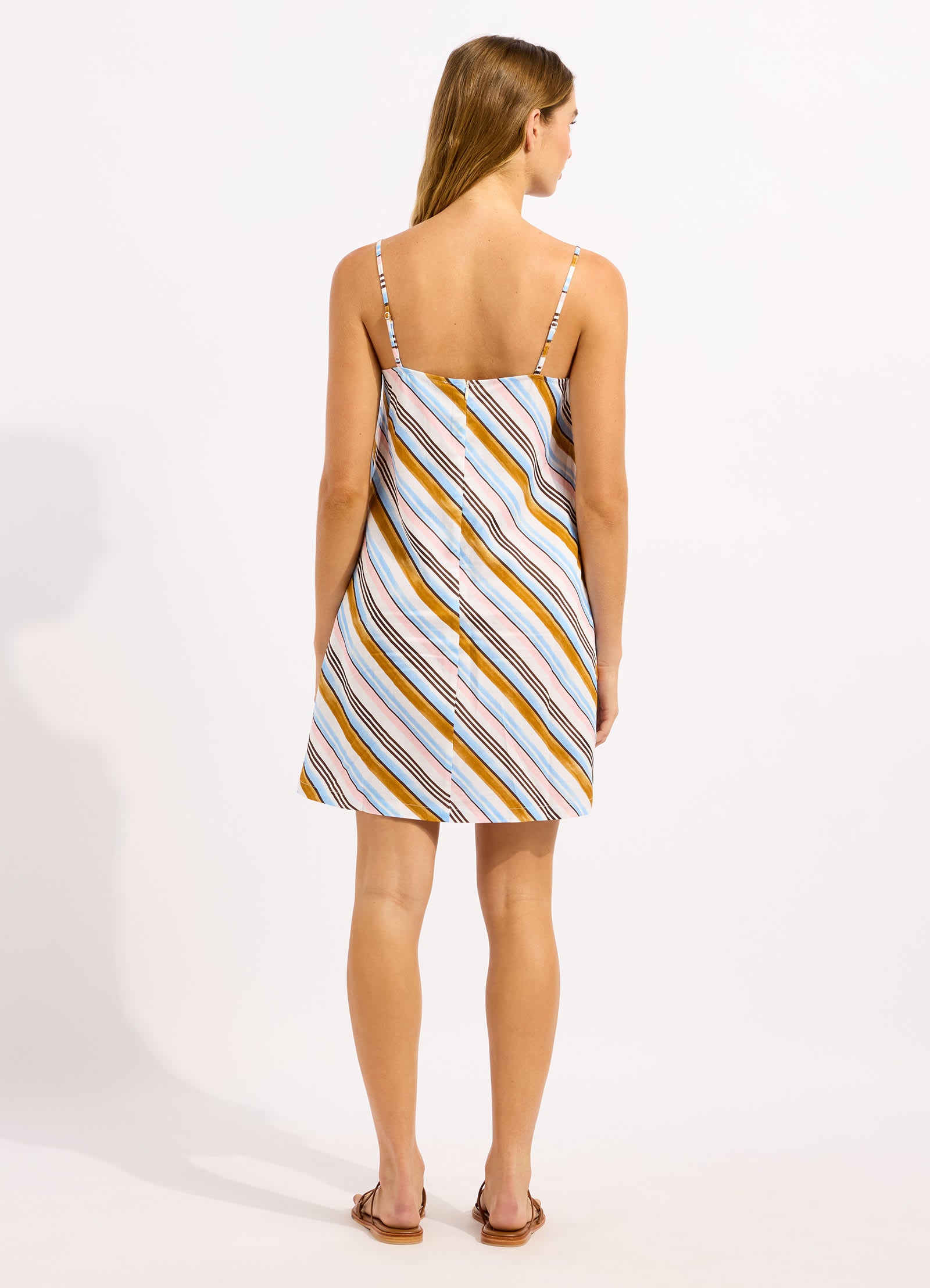 Kai Bandeau Mini Dress - Powder Blue view 3