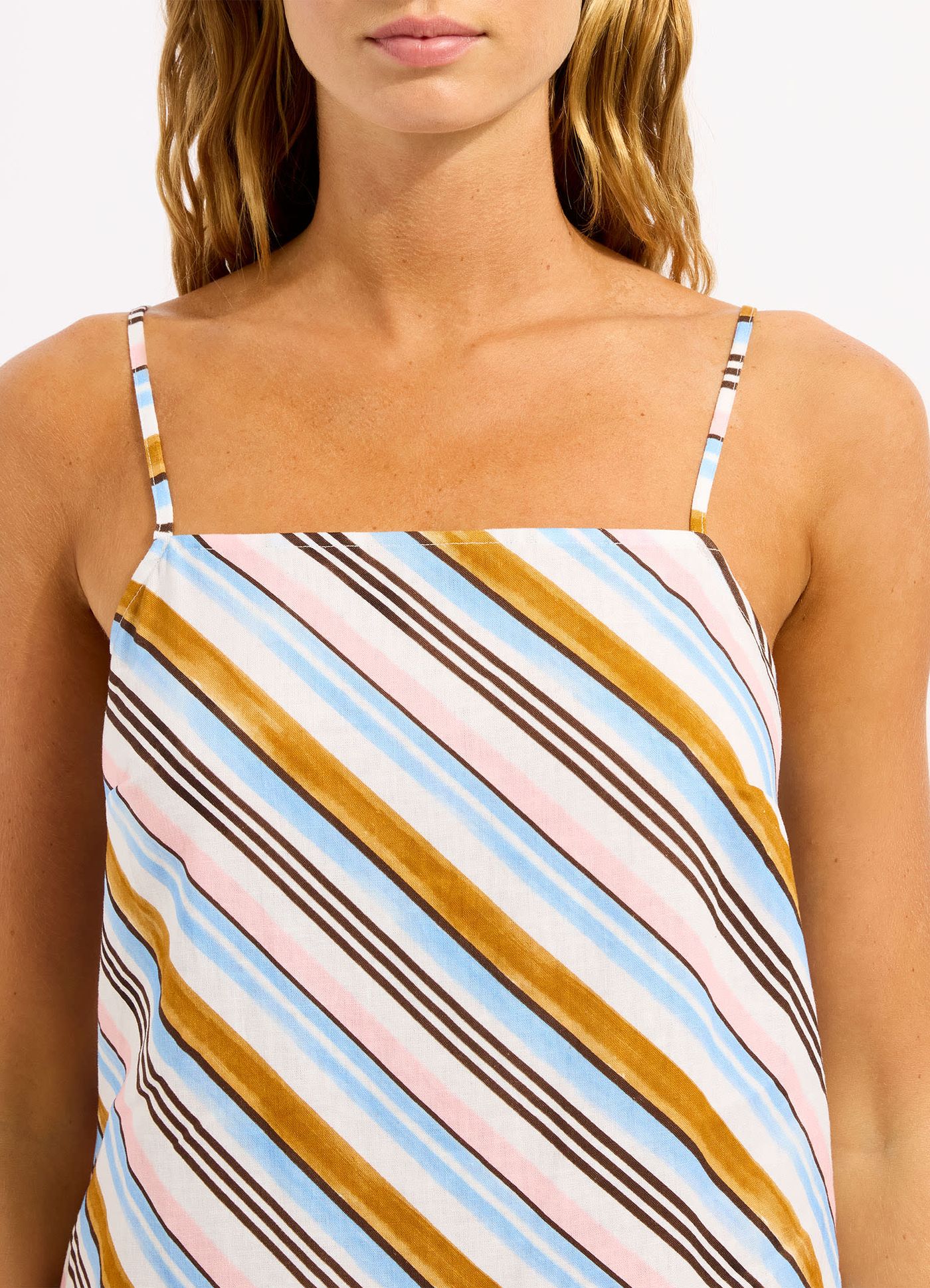 Kai Bandeau Mini Dress - Powder Blue view 4