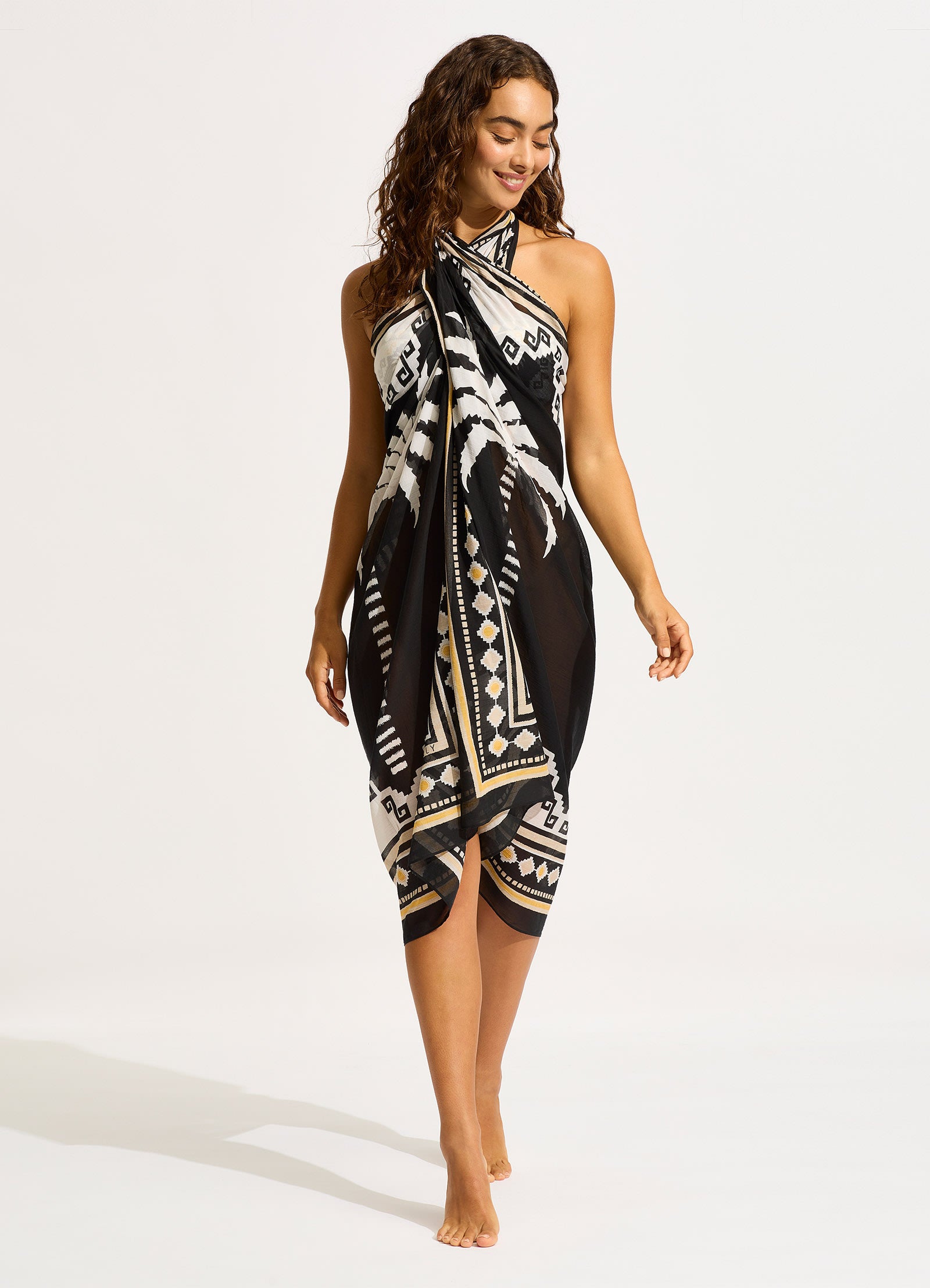 Kasbah Sarong - Black - Black view 6