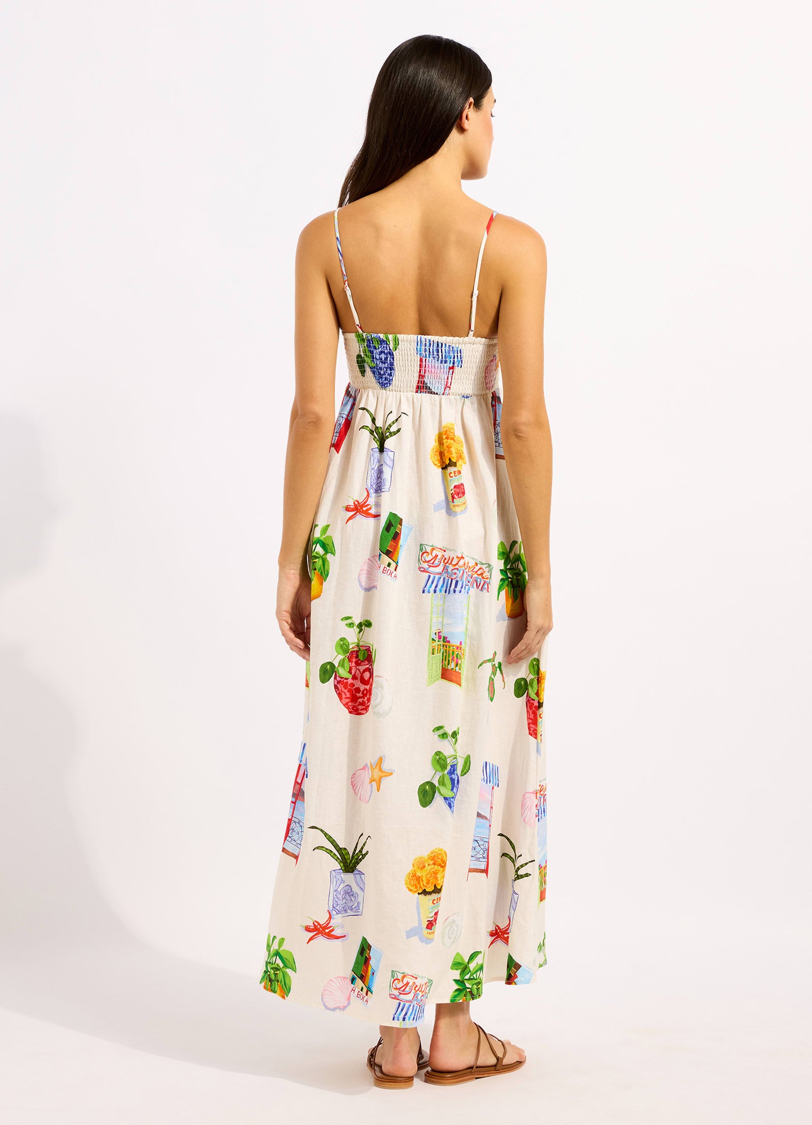 La Boca Maxi Dress - Ecru view 3