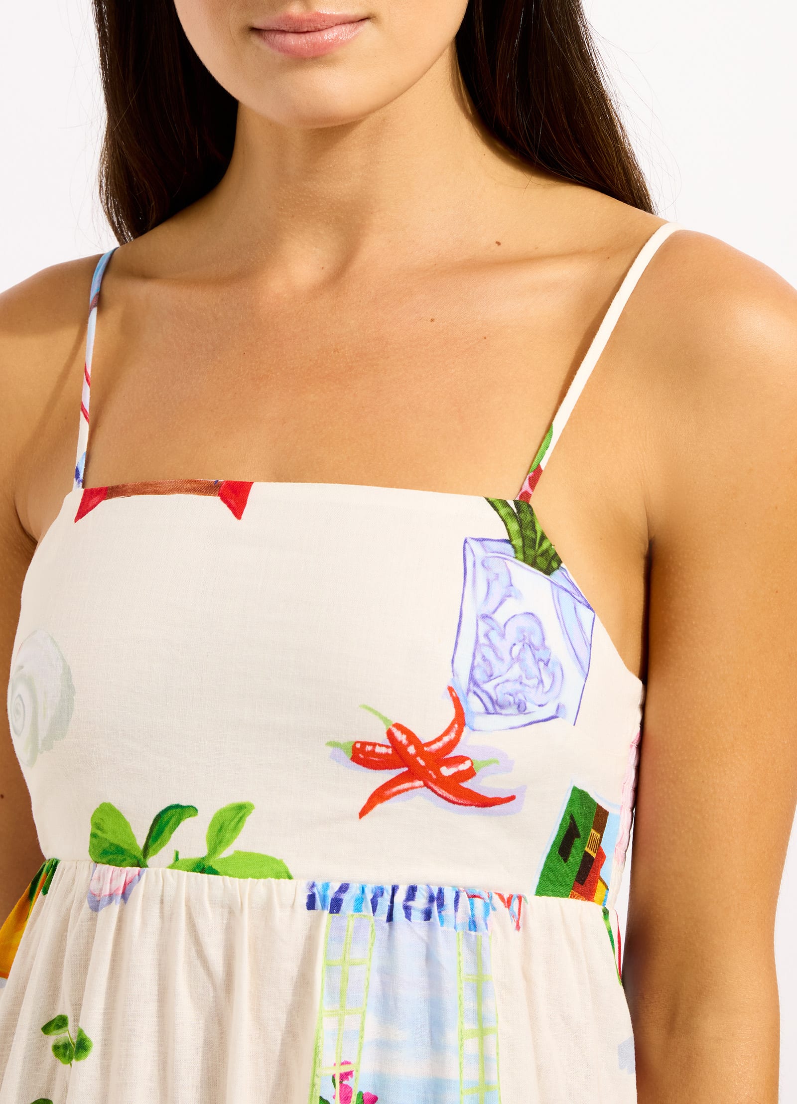 La Boca Maxi Dress - Ecru view 4