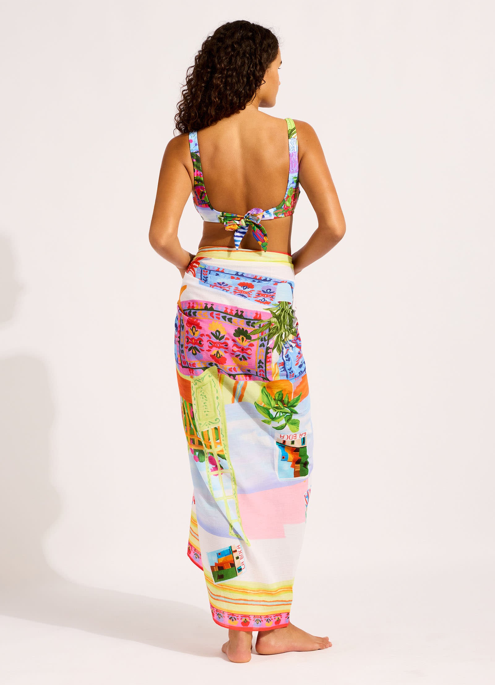 La Boca Sarong - Sapphire view 3