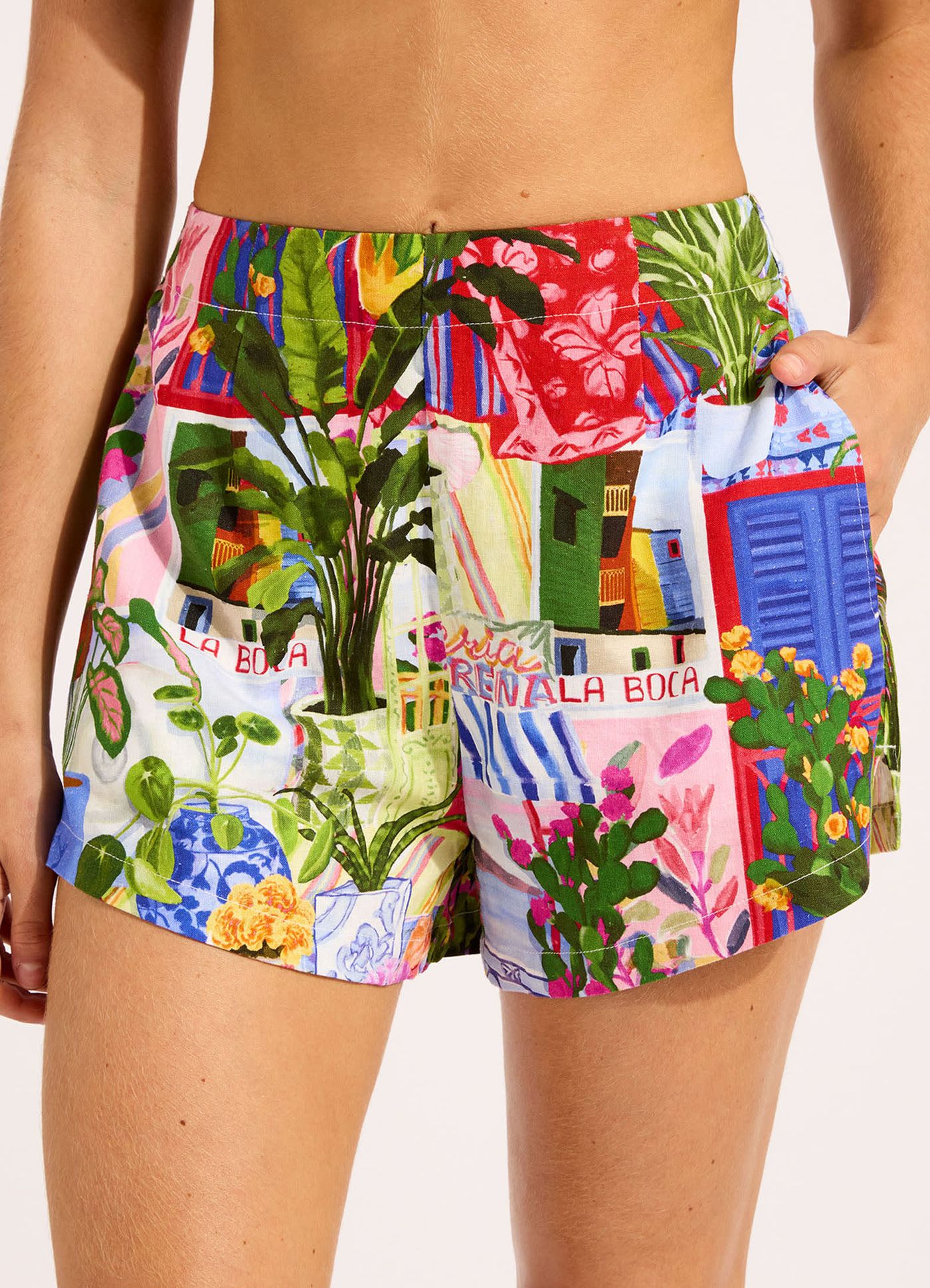 La Boca Tailored Short - Sapphire view 5