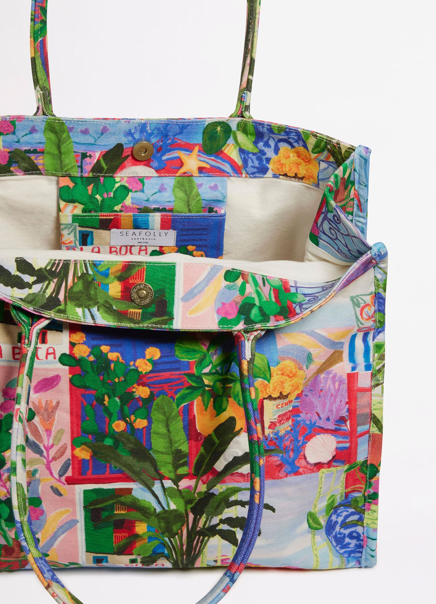 La Boca Tote Bag - Sapphire view 4