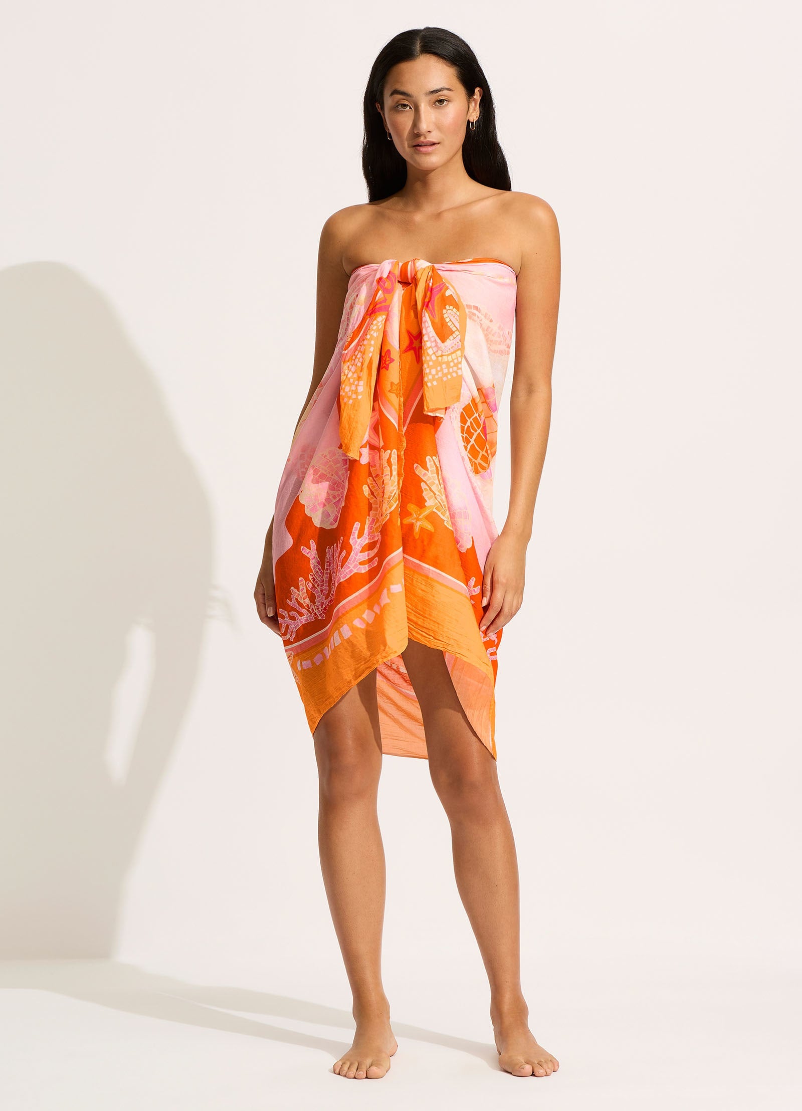 La Mer Sarong - White - White view 6