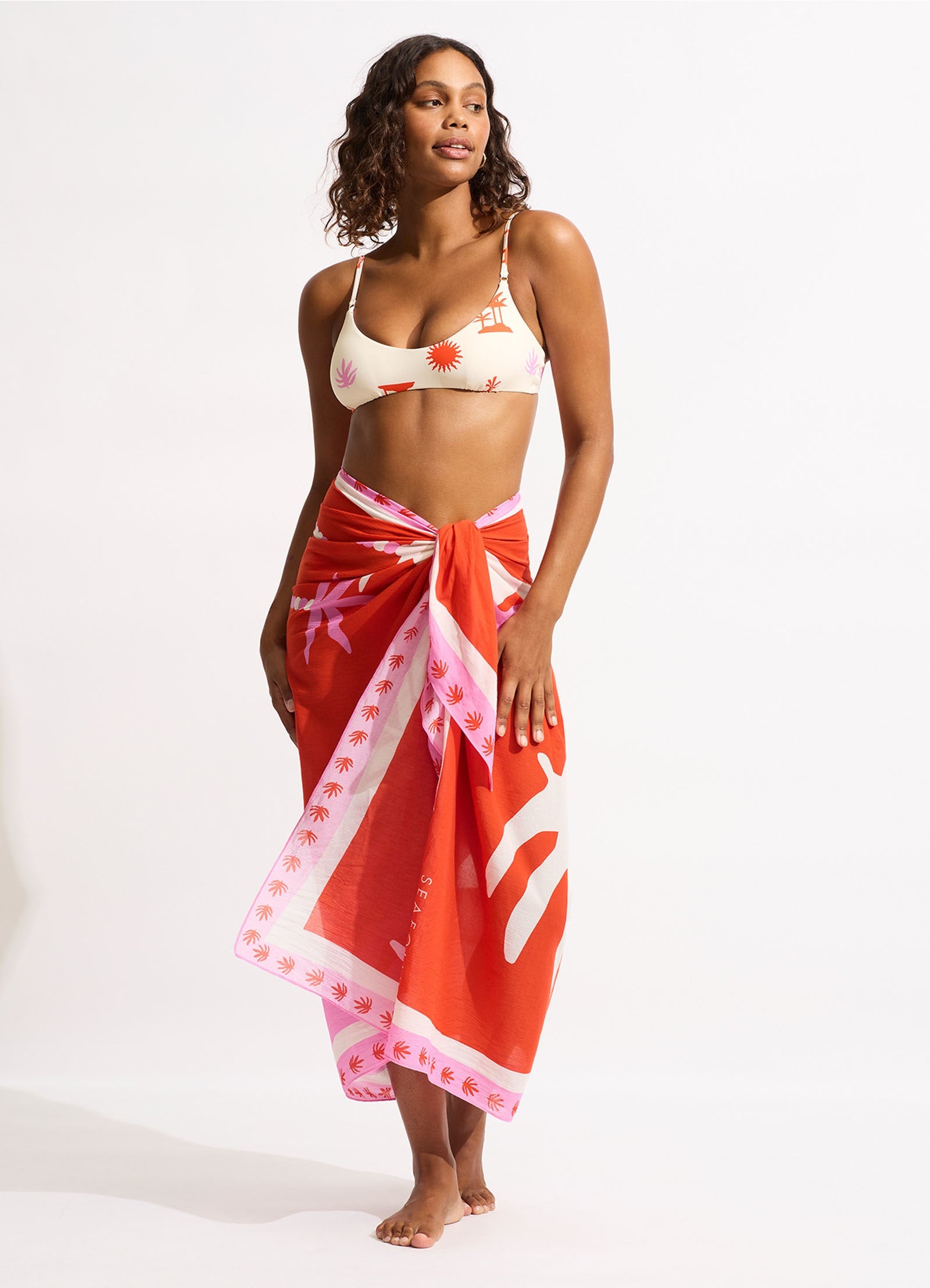 La Palma Sarong - Tamarillo - Tamarillo view 2