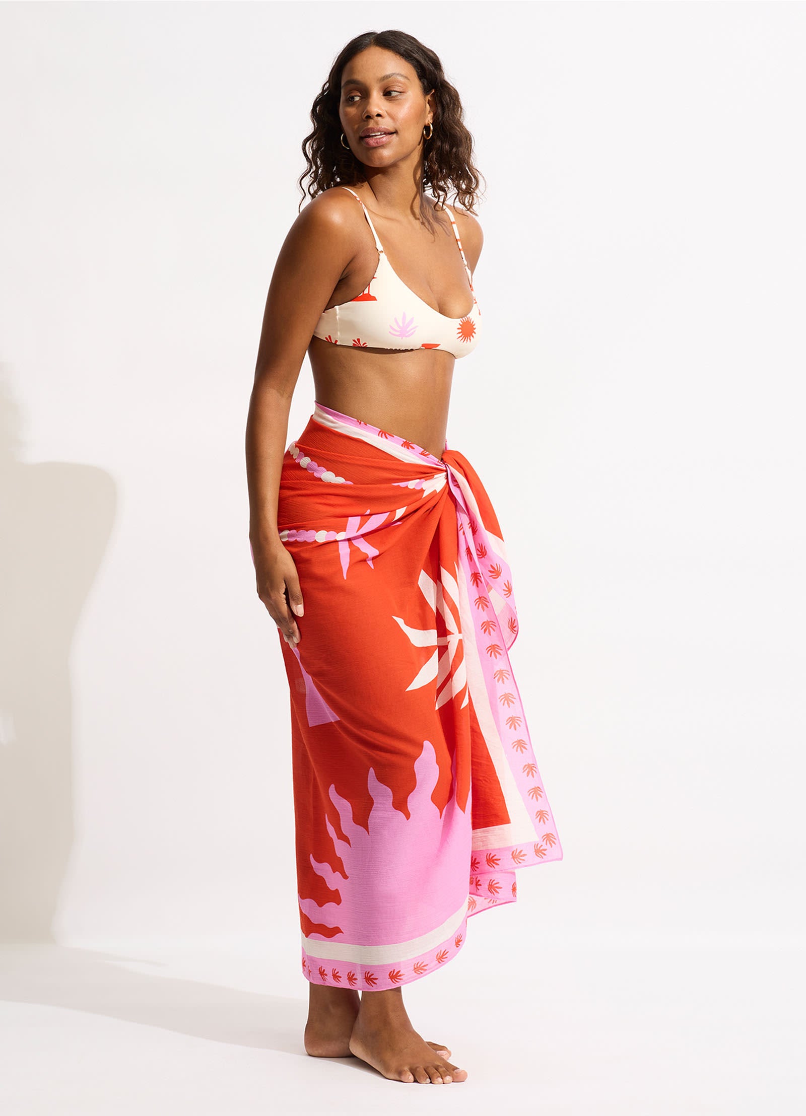 La Palma Sarong - Tamarillo - Tamarillo view 3