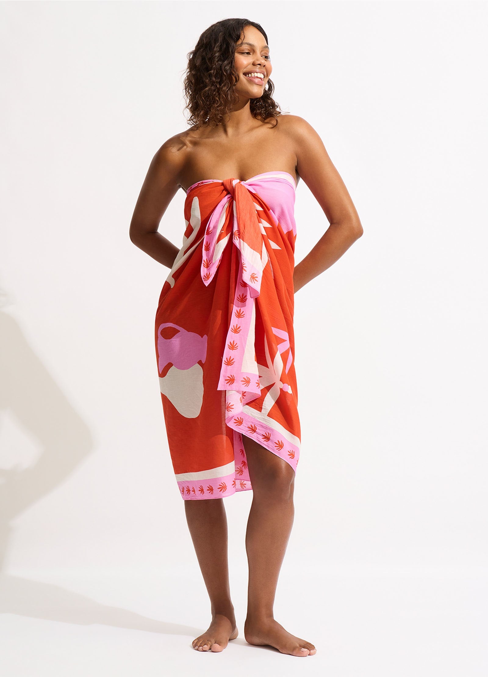 La Palma Sarong - Tamarillo - Tamarillo view 7
