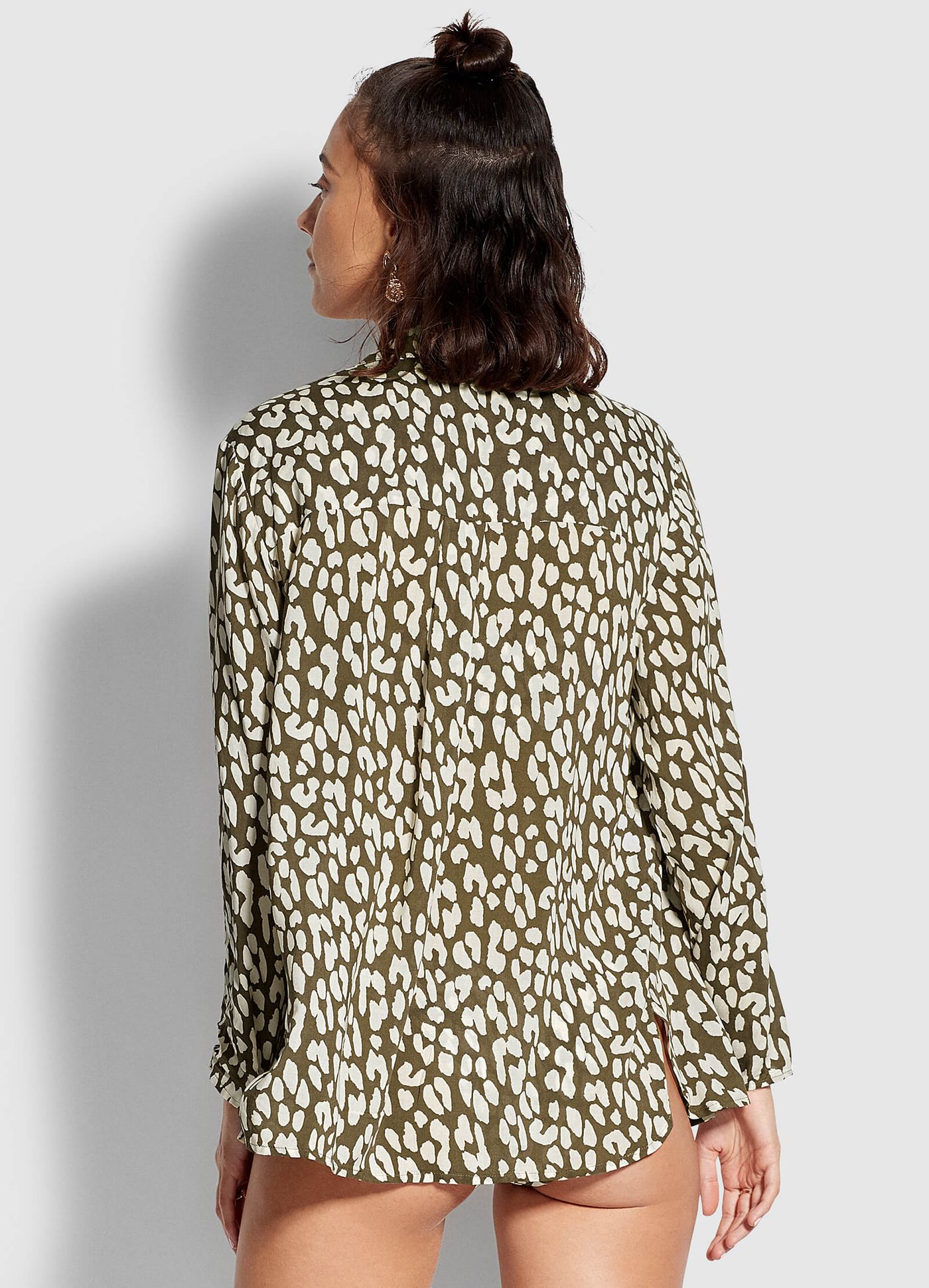 Leopard Shirt - Khaki - Khaki view 4