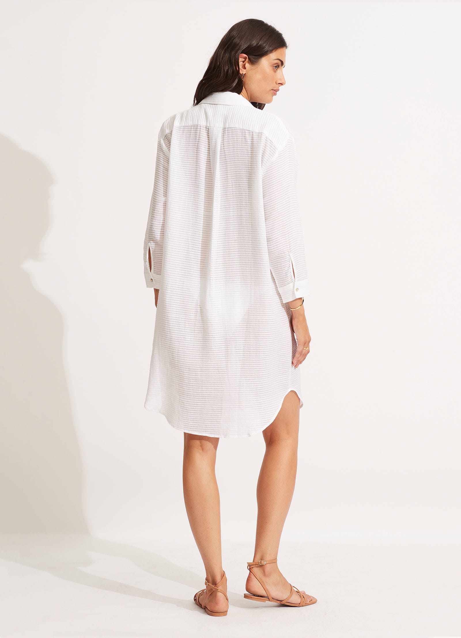 Longshore Cover Up - White - White view 4