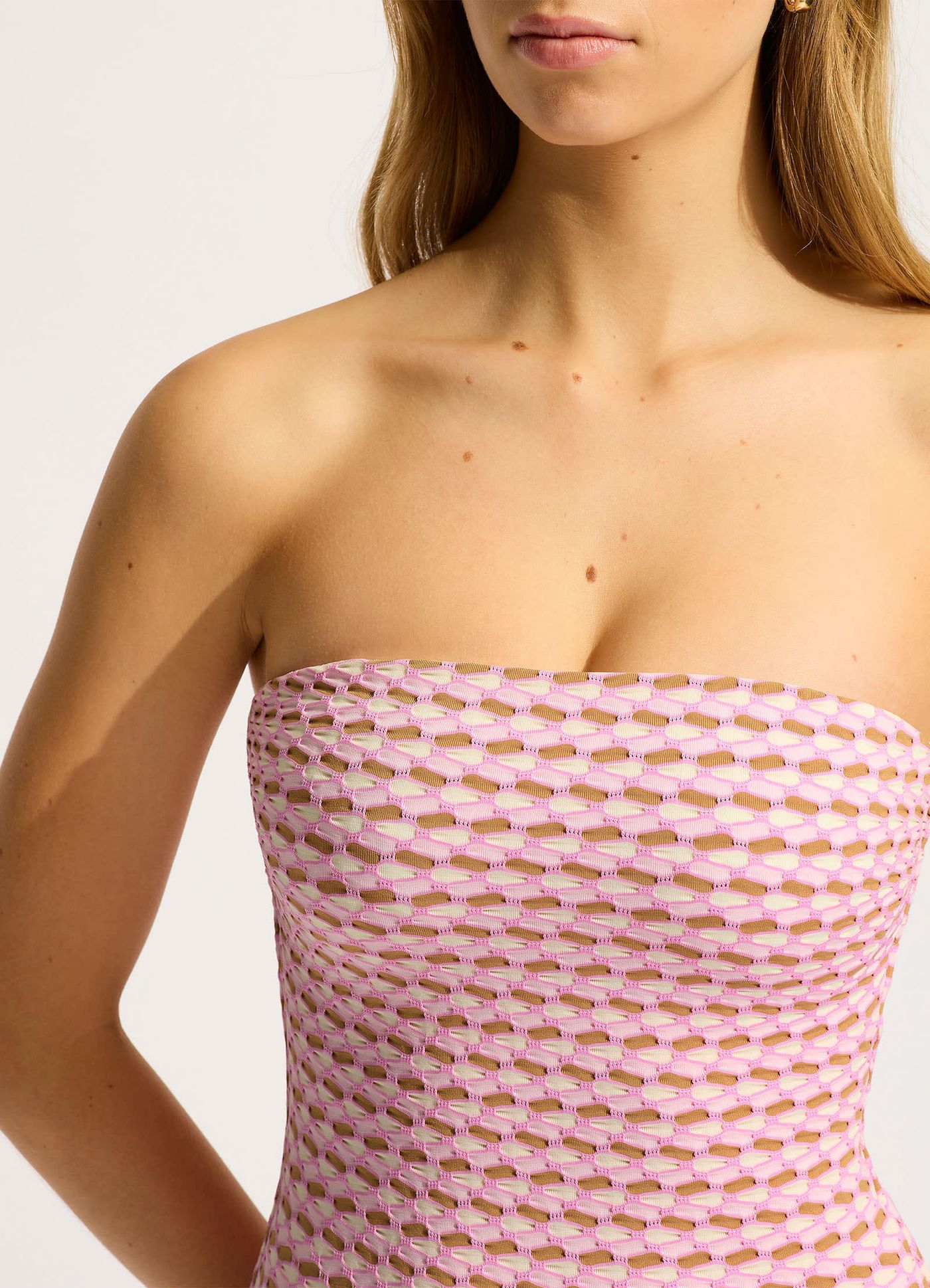 Mala DD Bandeau One Piece - Blossom - Blossom view 4