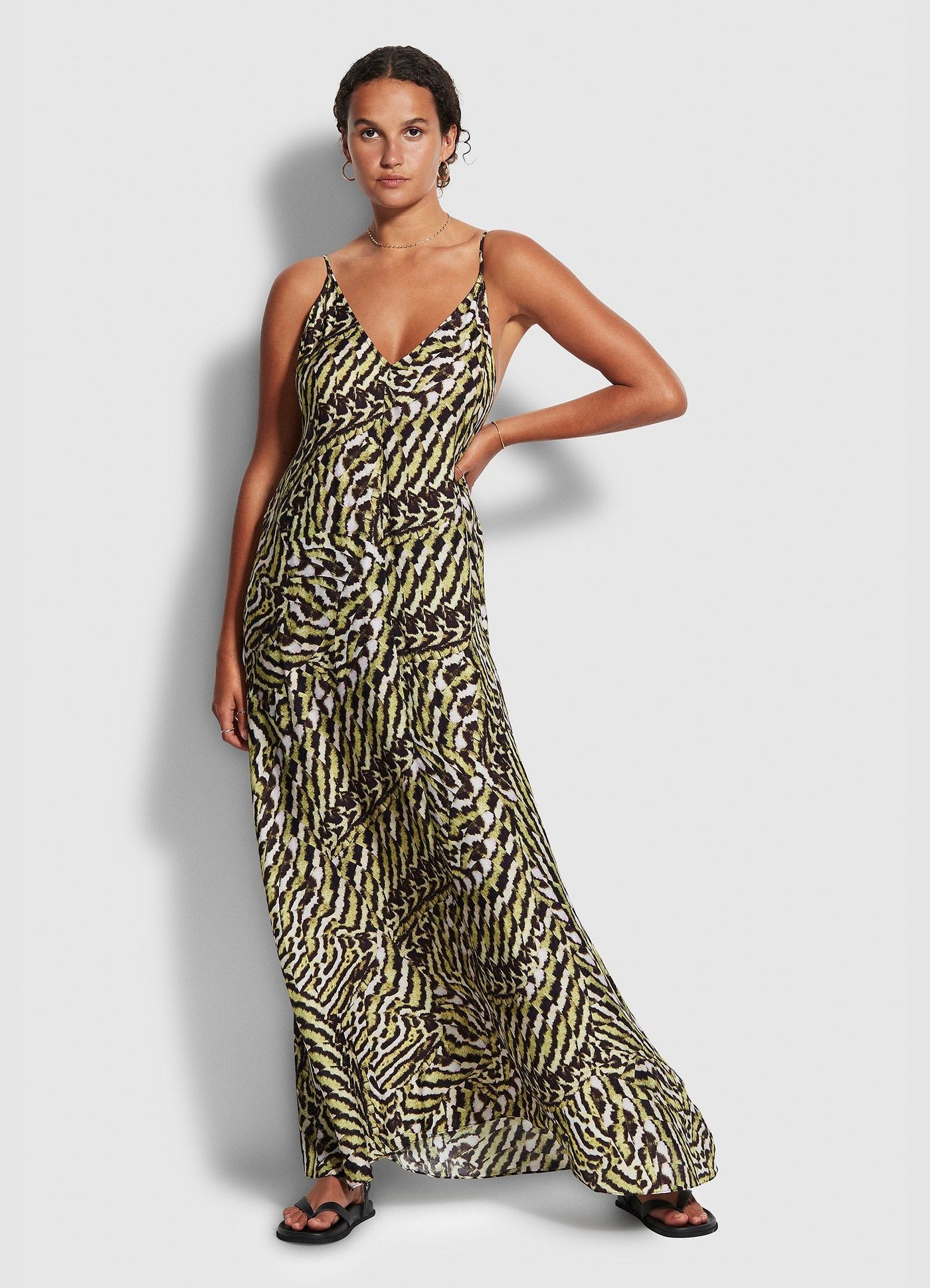 Mandalay Slip Dress - Olive Oil - Olive Oil