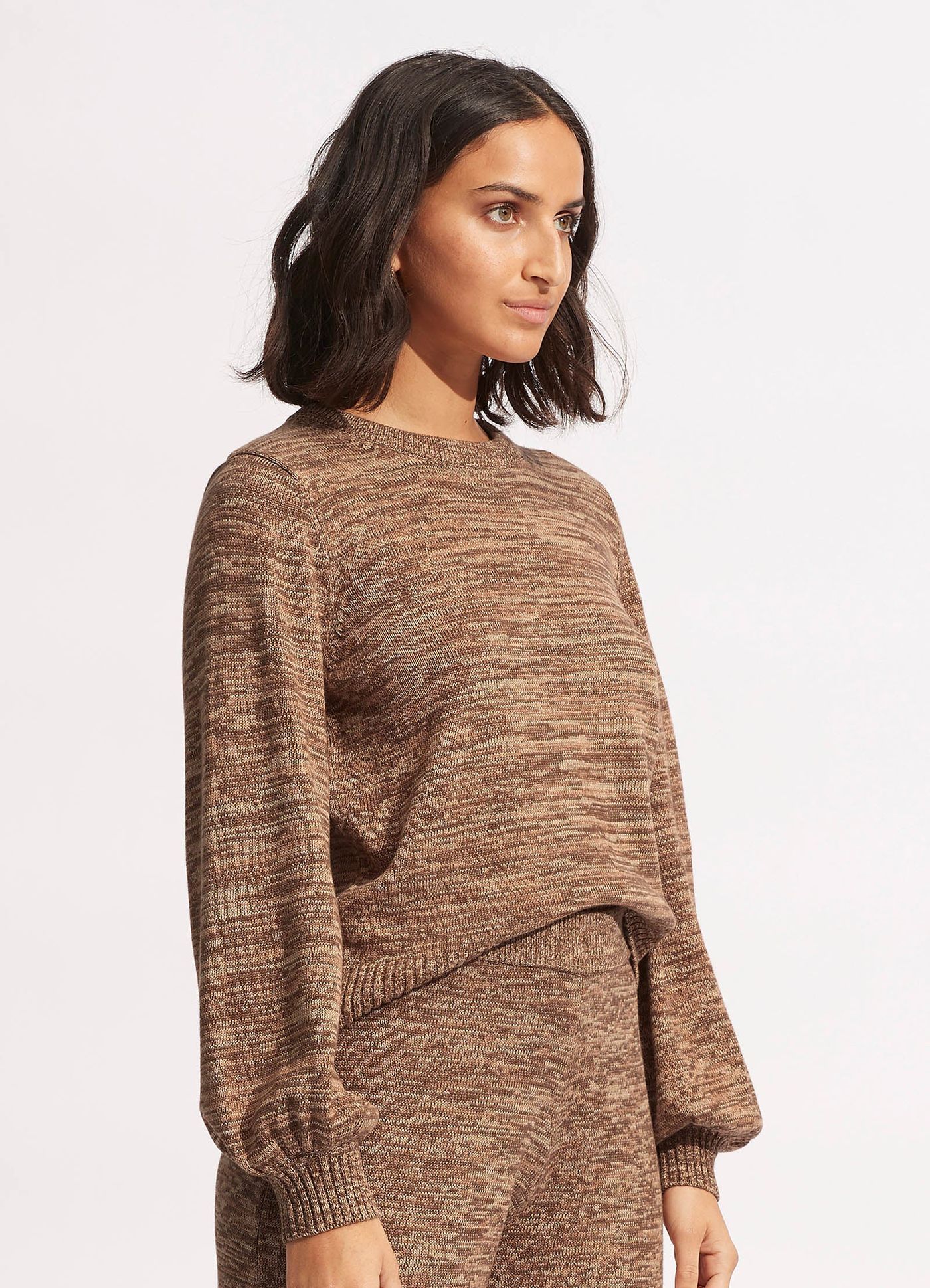 Maple Knit Jumper - Sepia - Sepia view 4