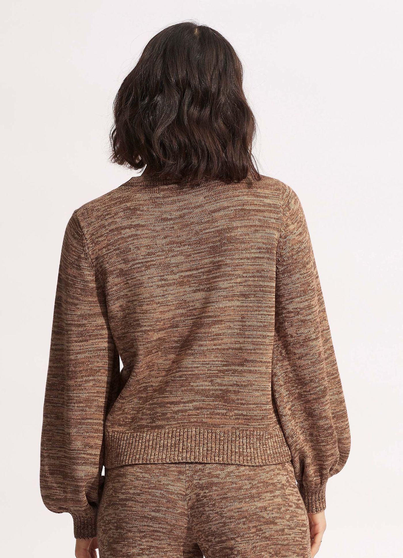 Maple Knit Jumper - Sepia - Sepia view 5