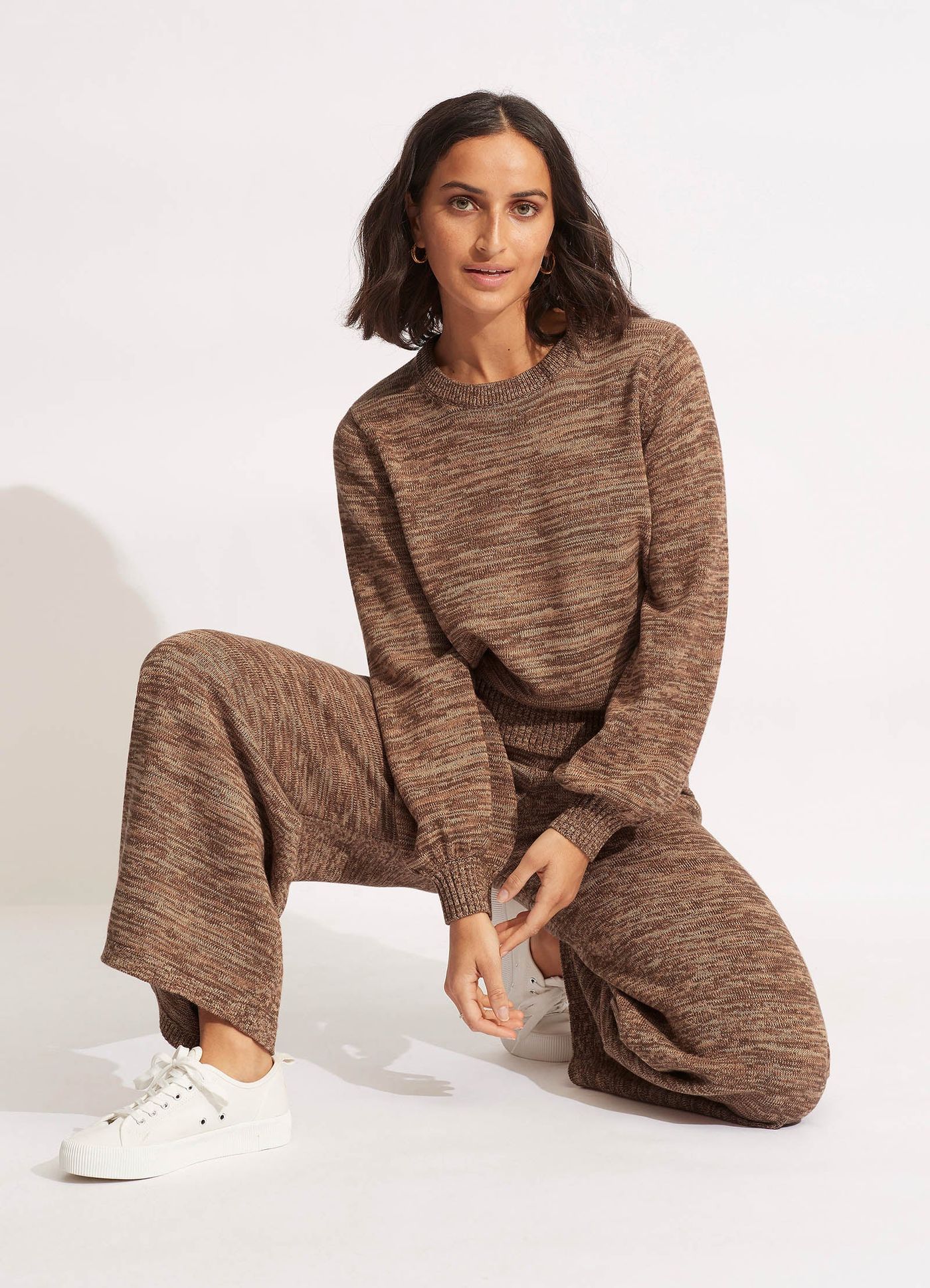 Maple Knit Pant  - Sepia - Sepia
