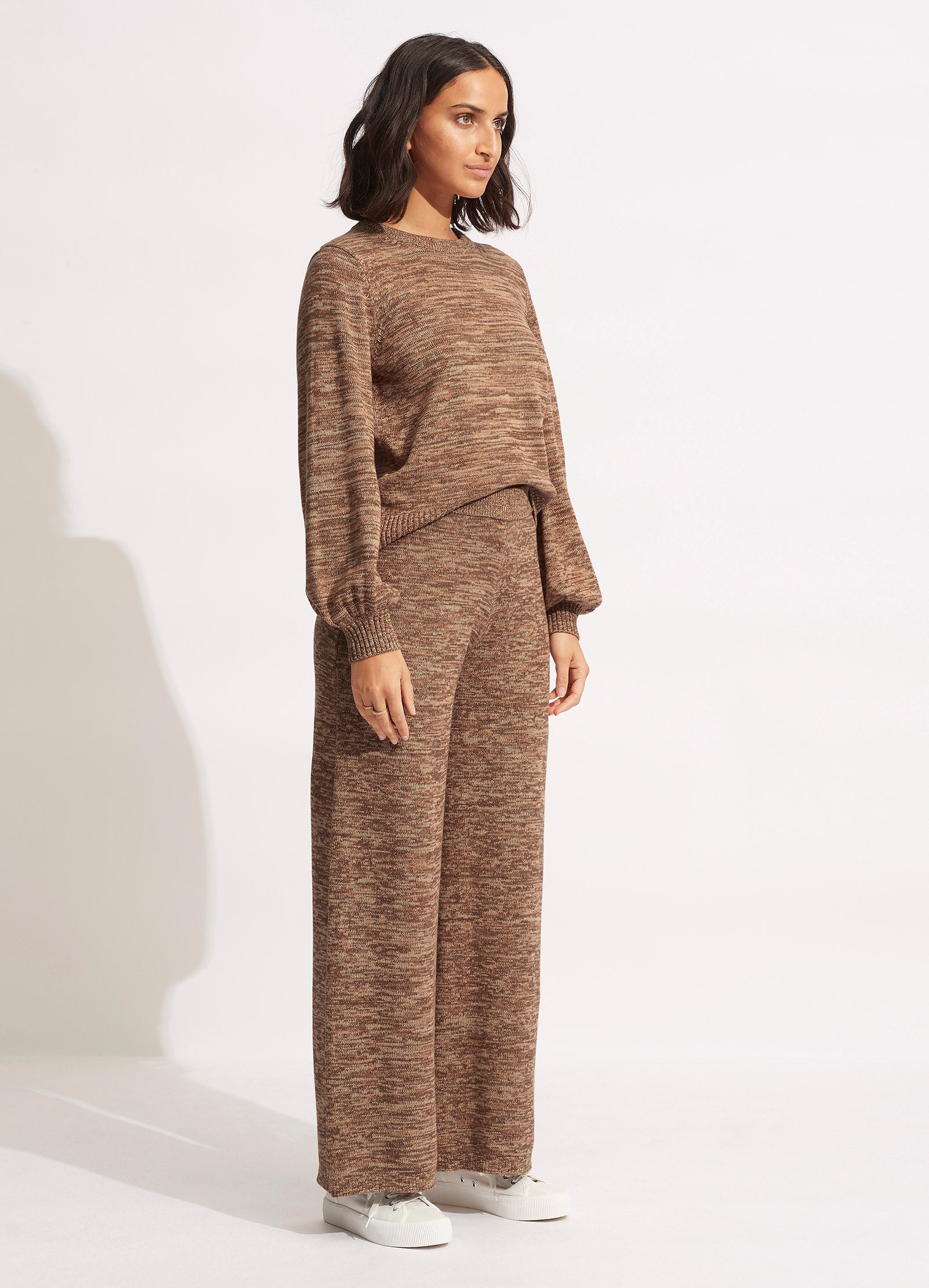 Maple Knit Pant  - Sepia - Sepia view 3