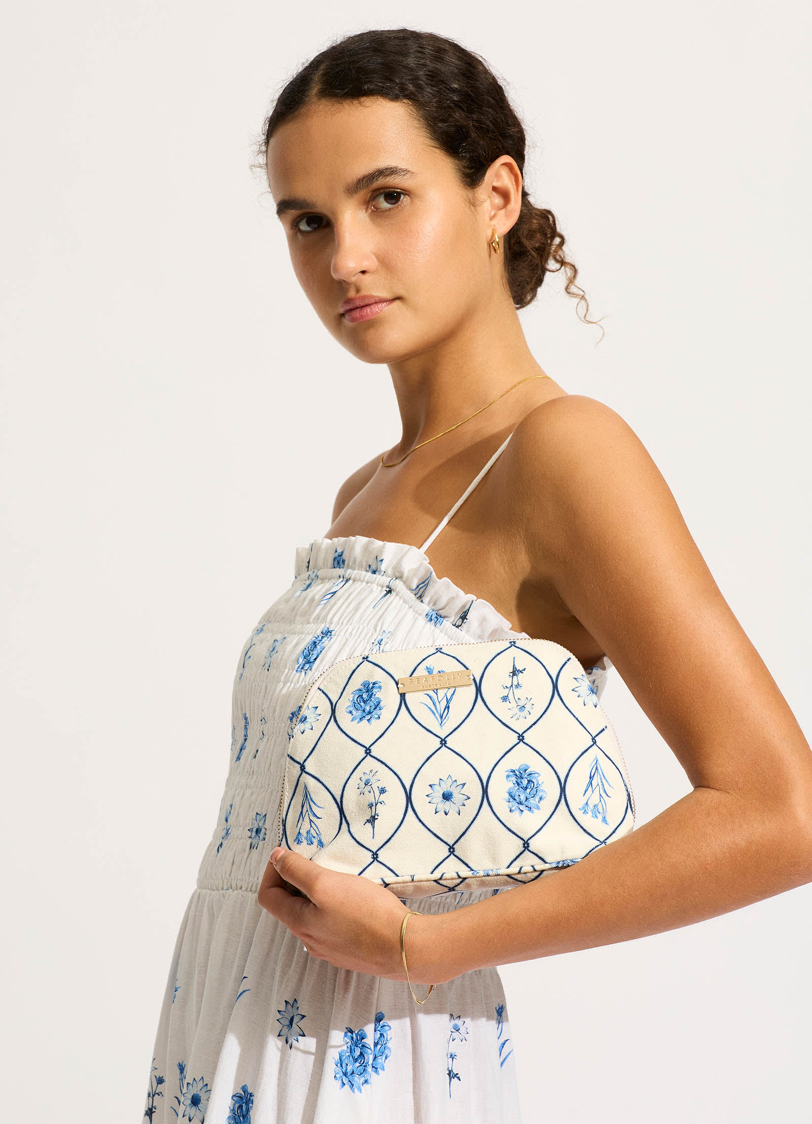Marbella Pouch Bag - White - White