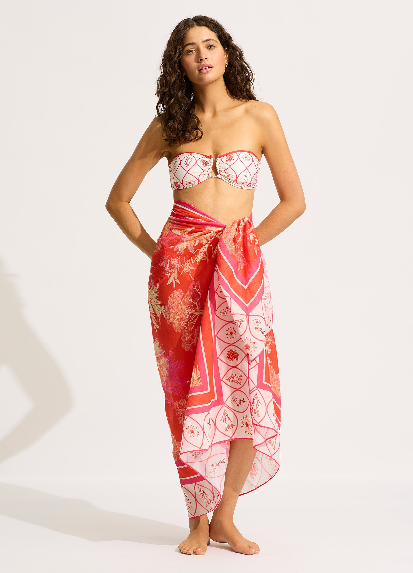 Marbella Sarong - Flame - Flame