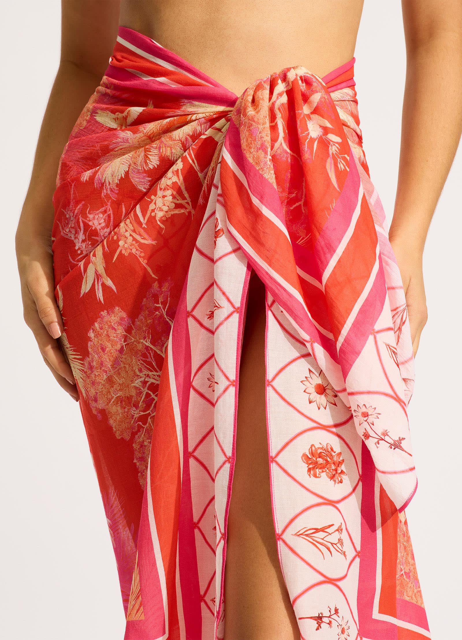 Marbella Sarong - Flame - Flame view 4