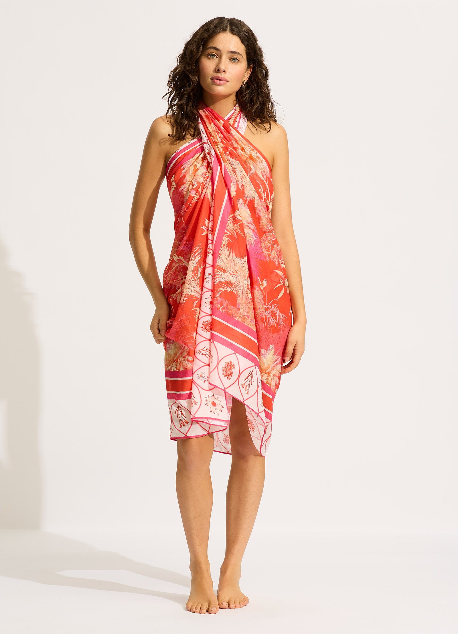 Marbella Sarong - Flame - Flame view 5