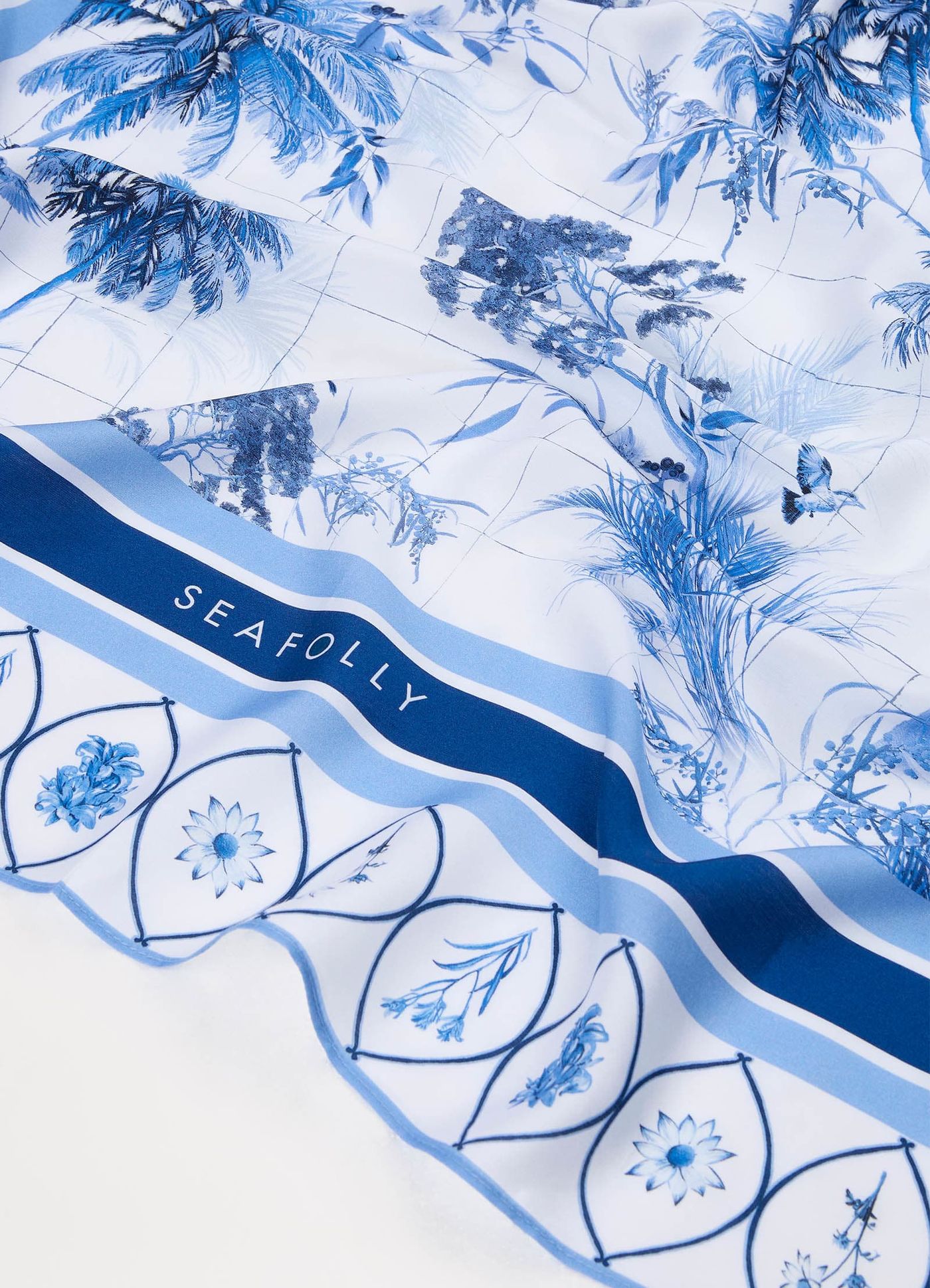 Marbella Scarf - White - White view 4