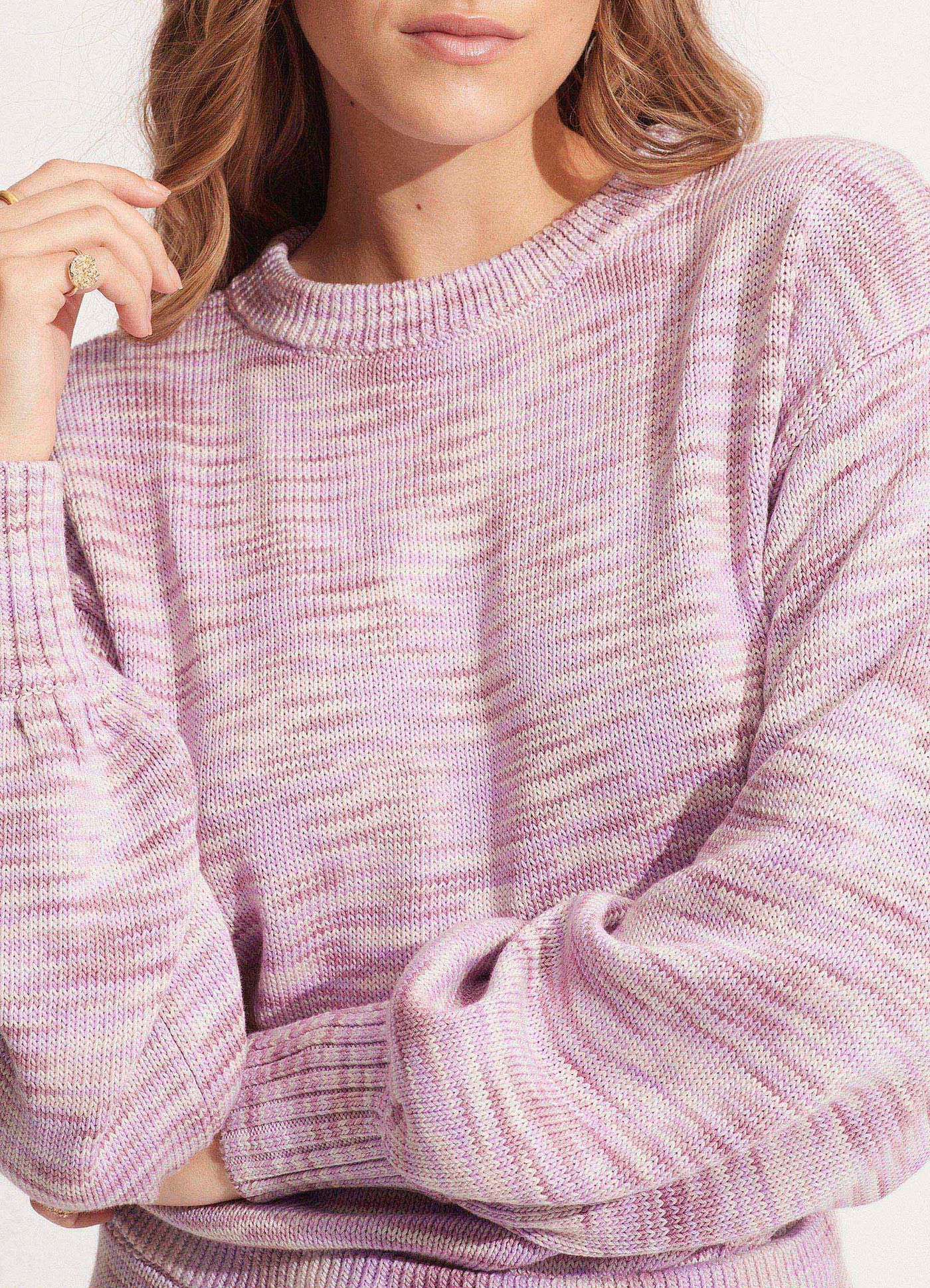 Marl Knit Jumper - Lilac - Lilac view 5