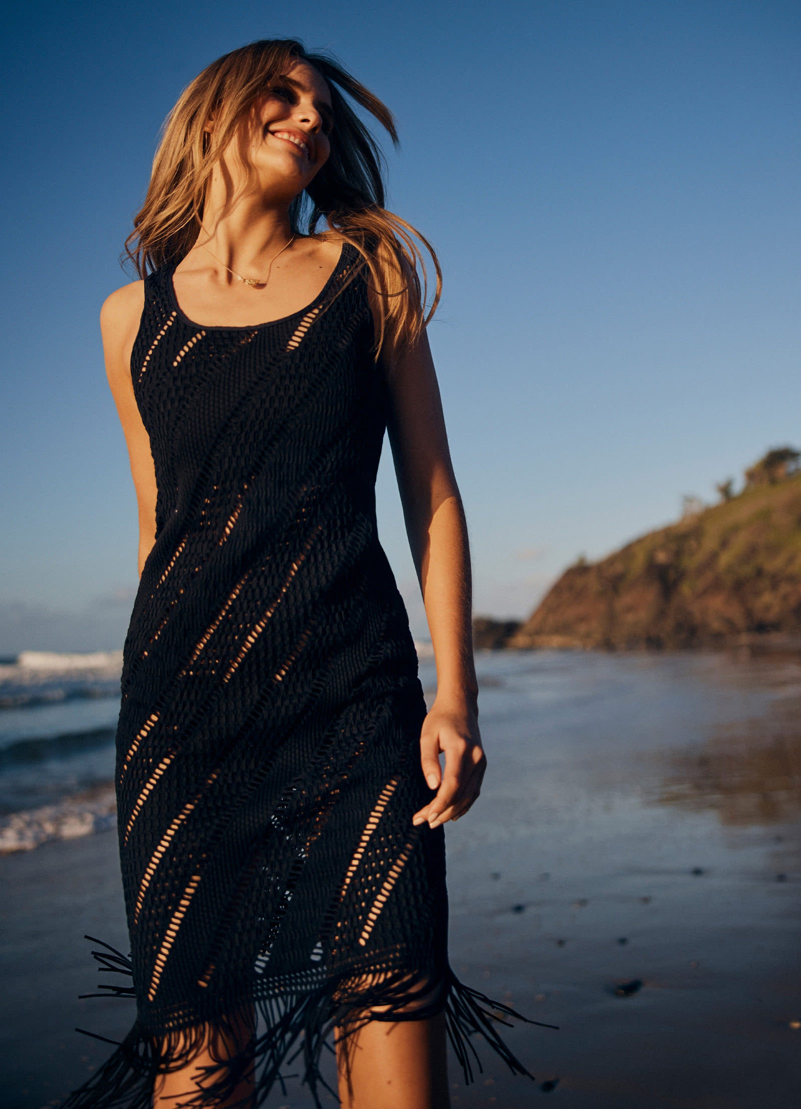 Marrakesh Cover Up - Black - Black