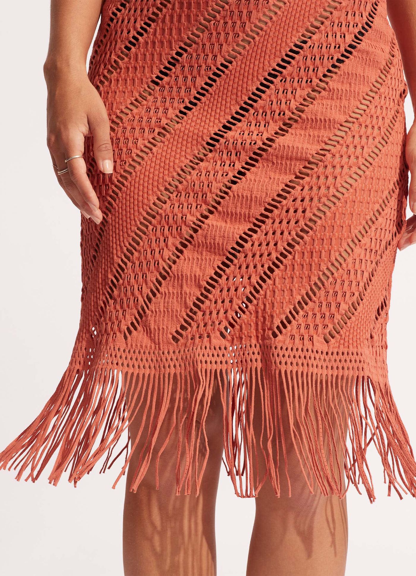 Marrakesh Cover Up - Cinnamon - Cinnamon view 4