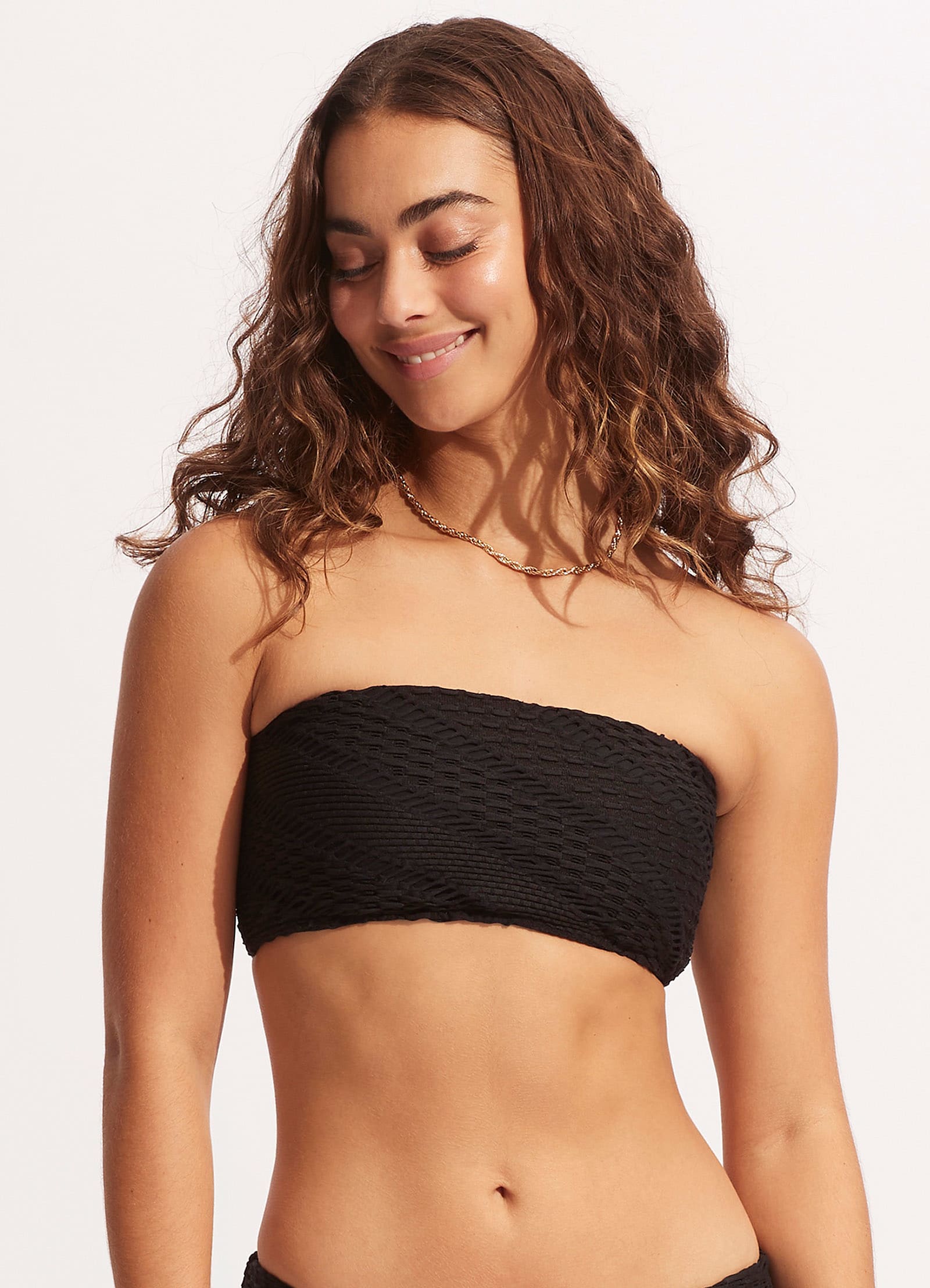 Marrakesh Tube Top - Black - Black