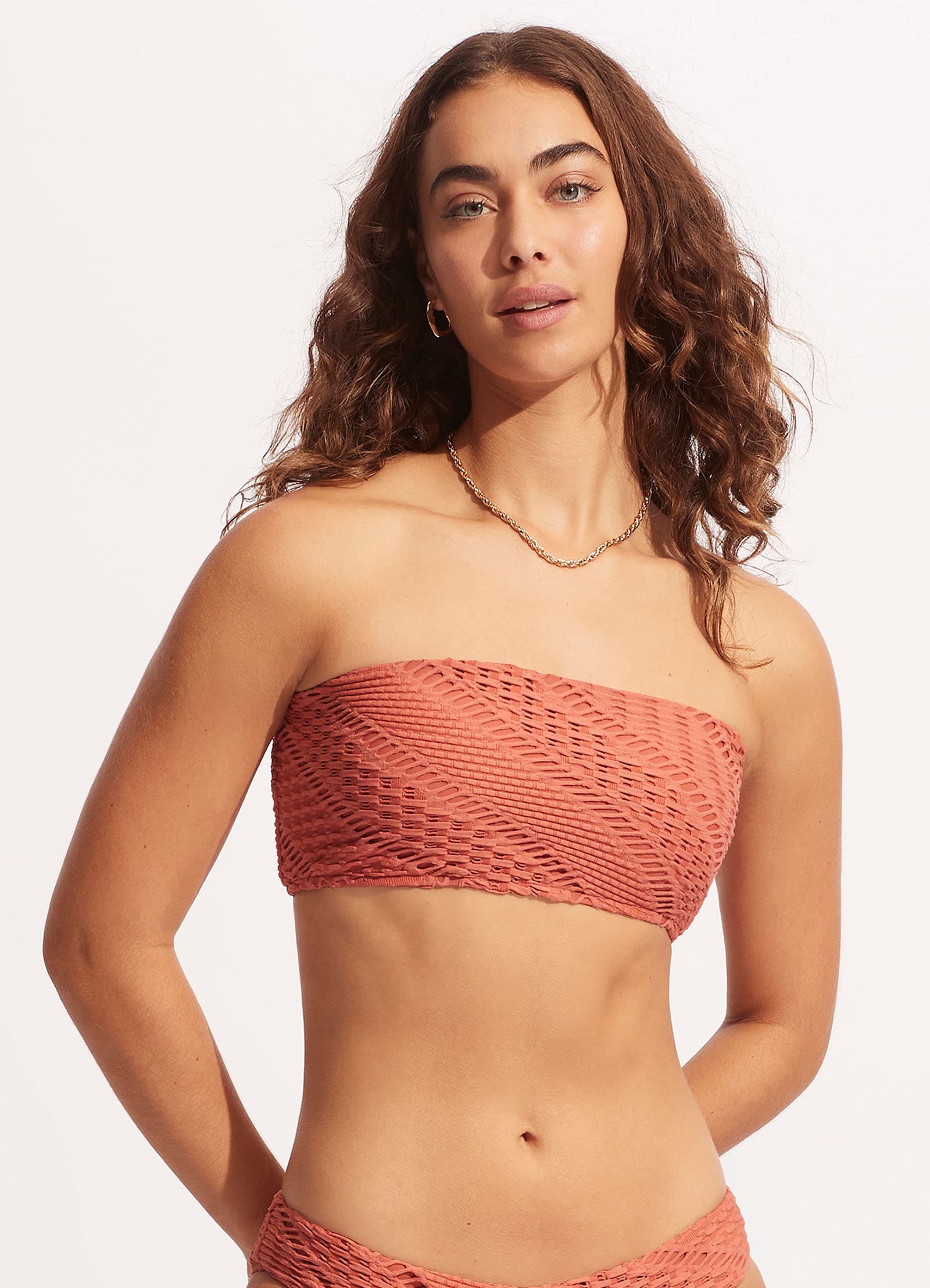 Marrakesh Tube Top - Cinnamon - Cinnamon view 2