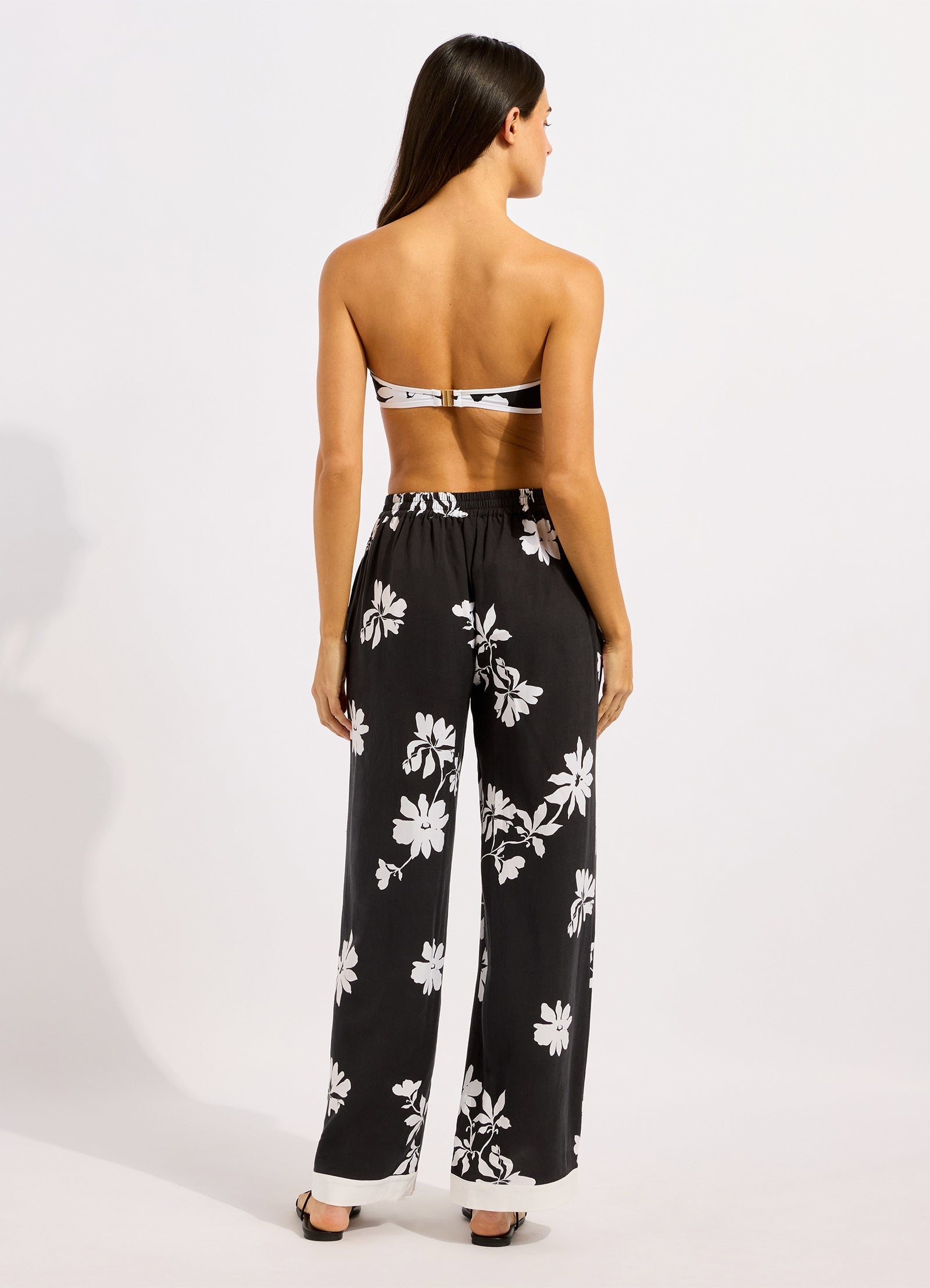 Mayflower Tailored Wide Leg Pant - Black view 4