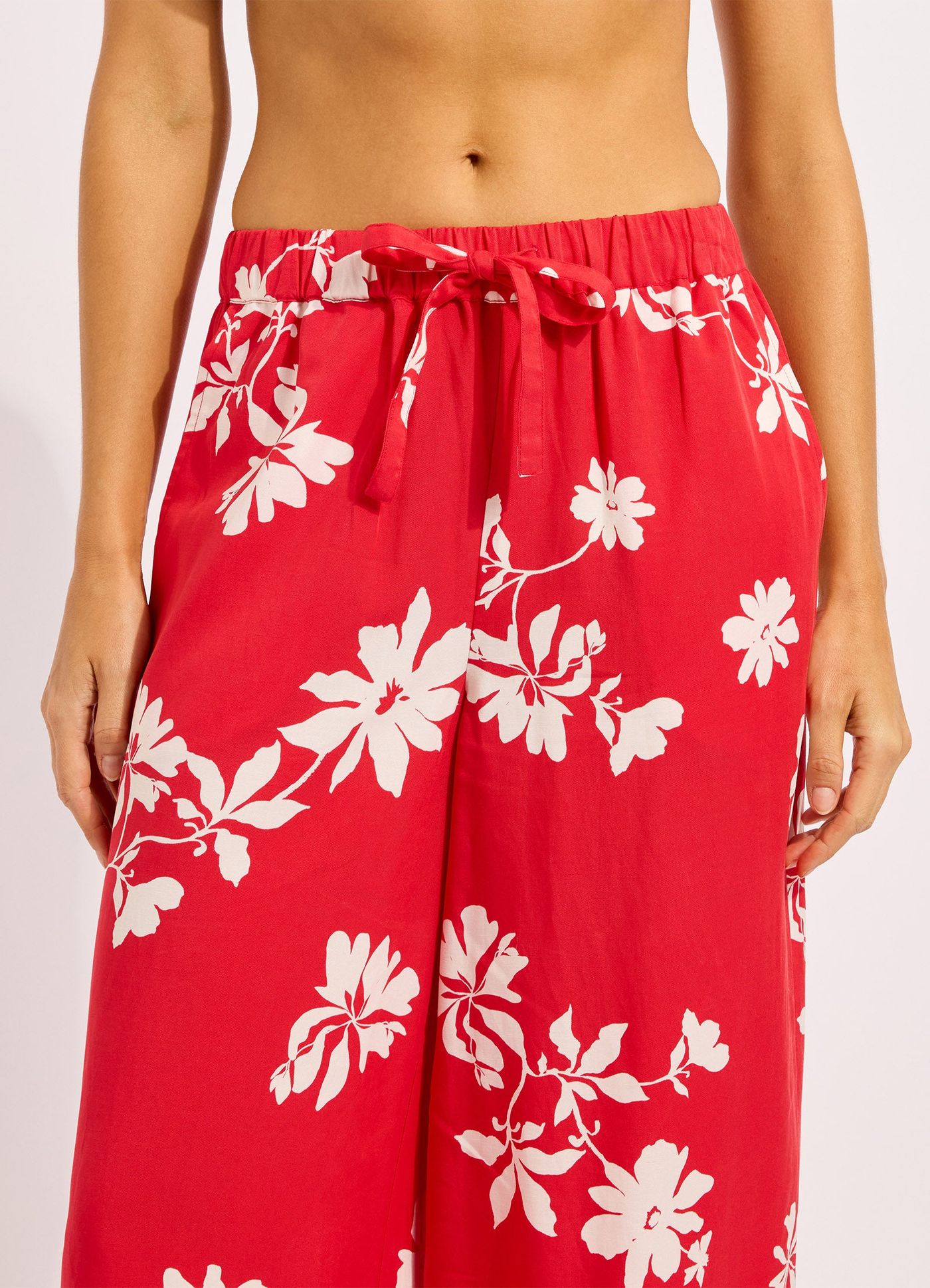 Mayflower Wide Leg Pant - Cosmo Red view 5