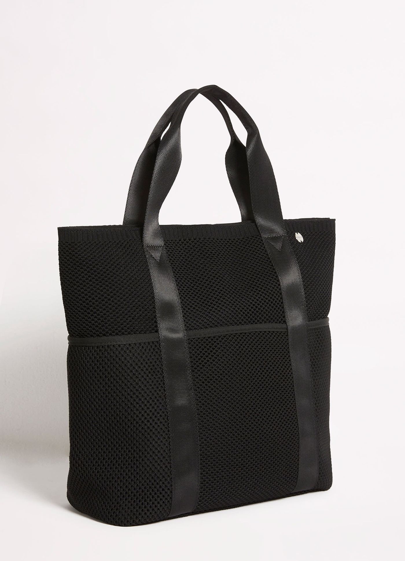 Mesh Carry All Tote - Black - Black view 3