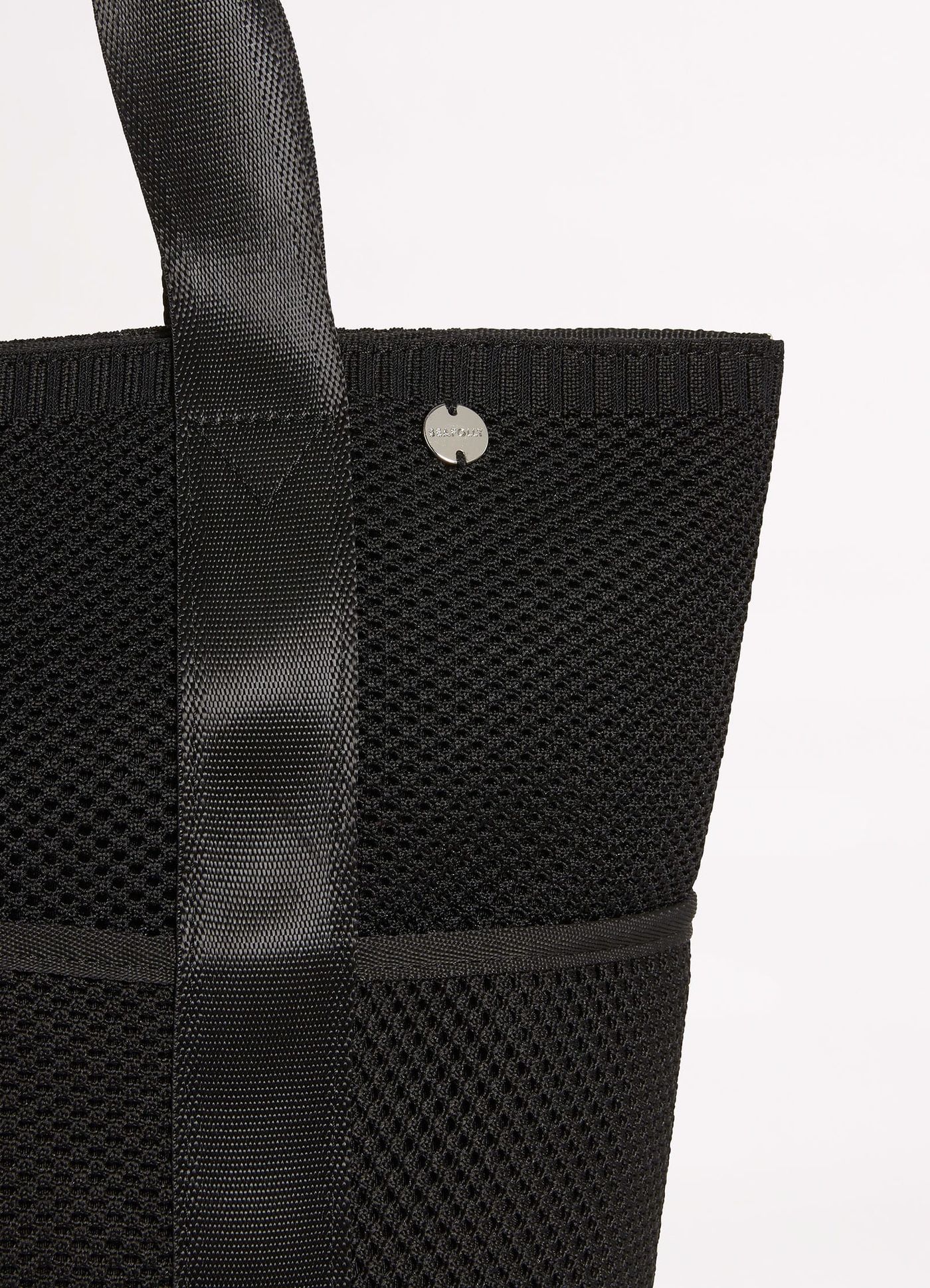 Mesh Carry All Tote - Black - Black view 4