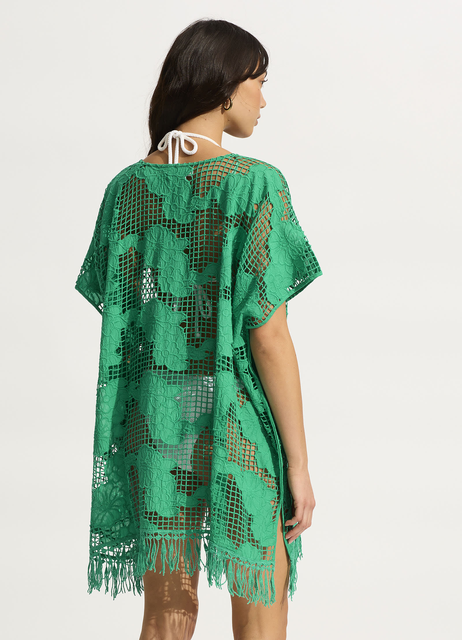 Mesh Kaftan - Jade - Jade view 3