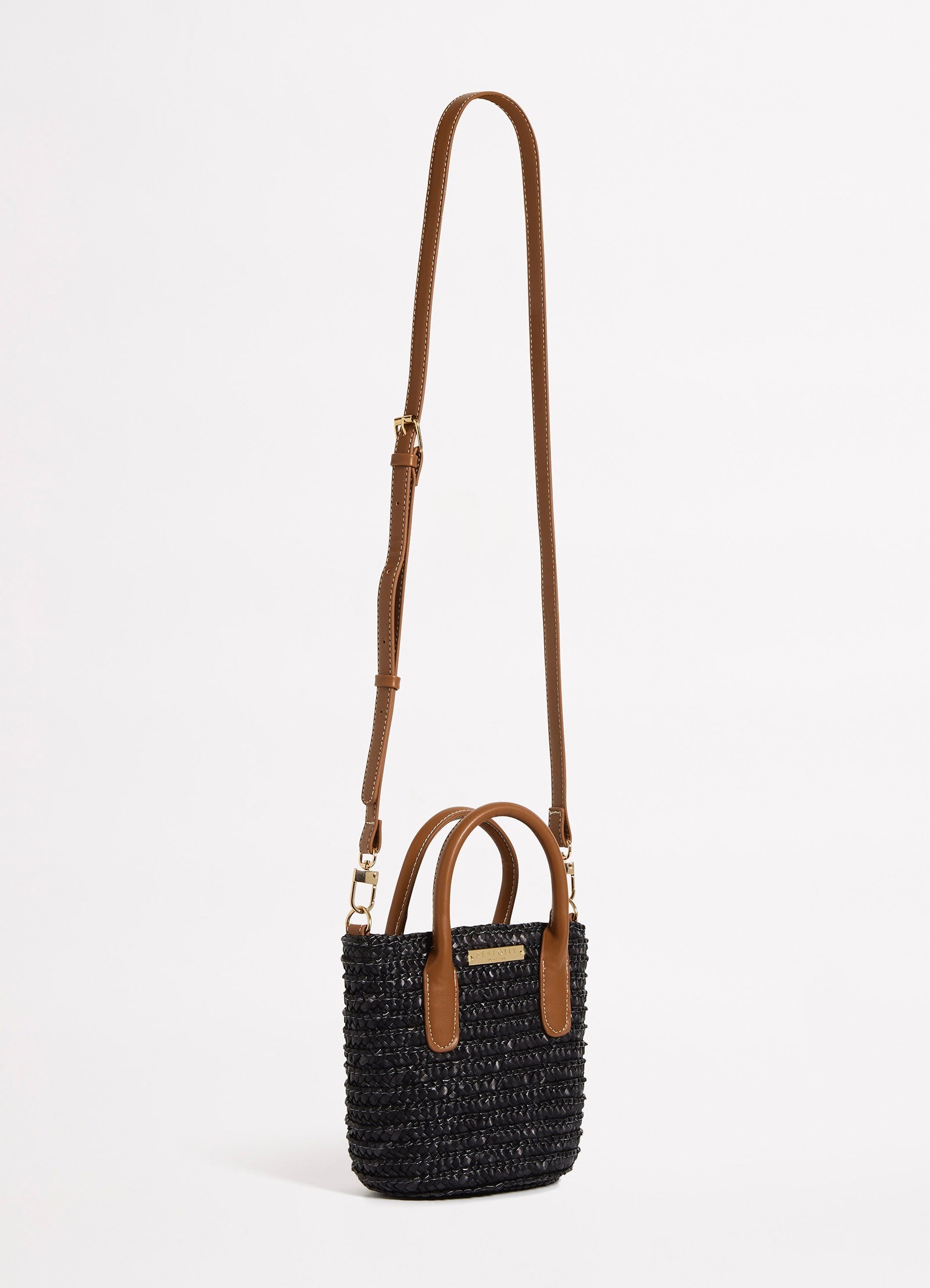 Micro Tote Bag - Black view 2