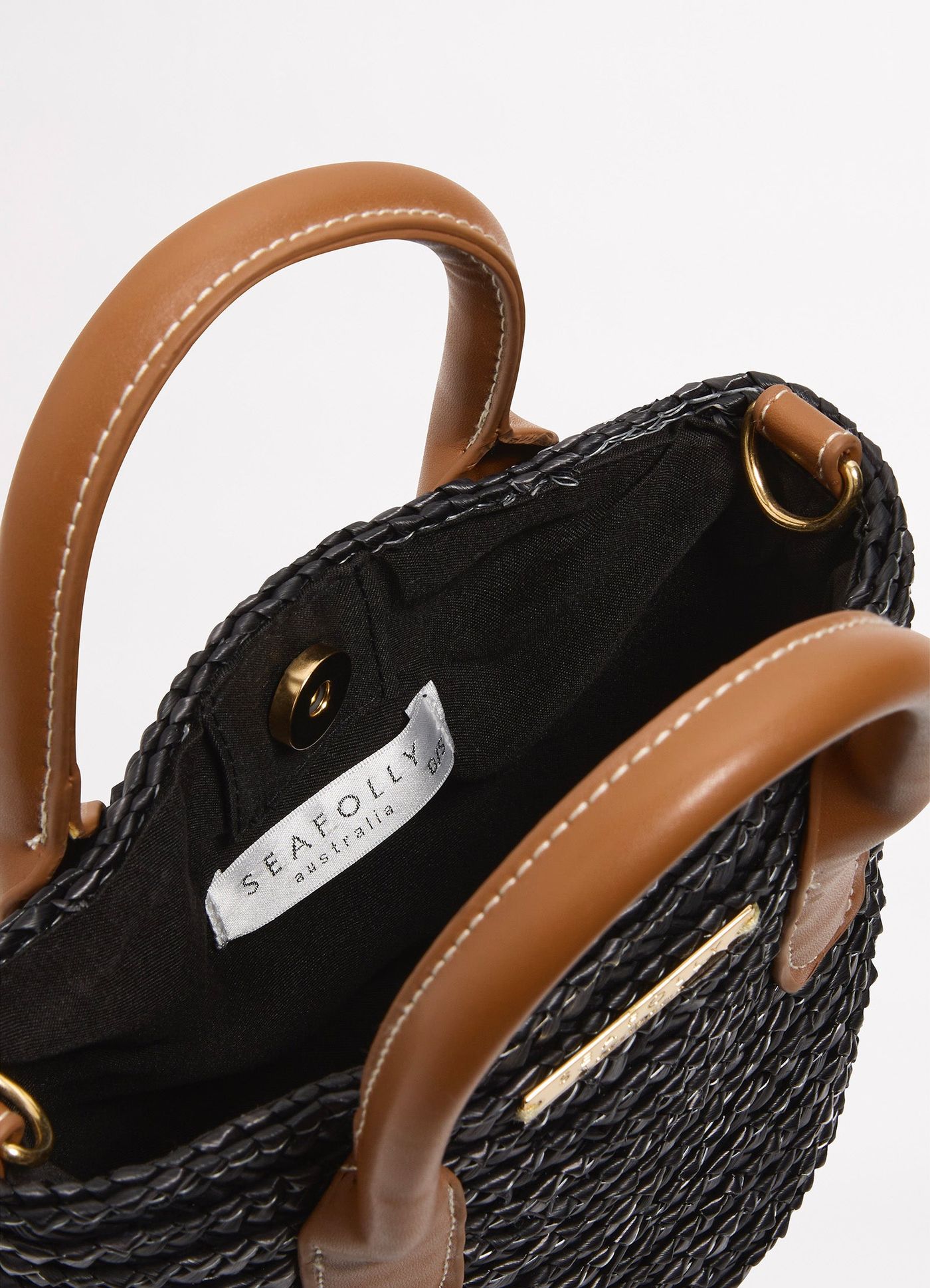 Micro Tote Bag - Black view 4