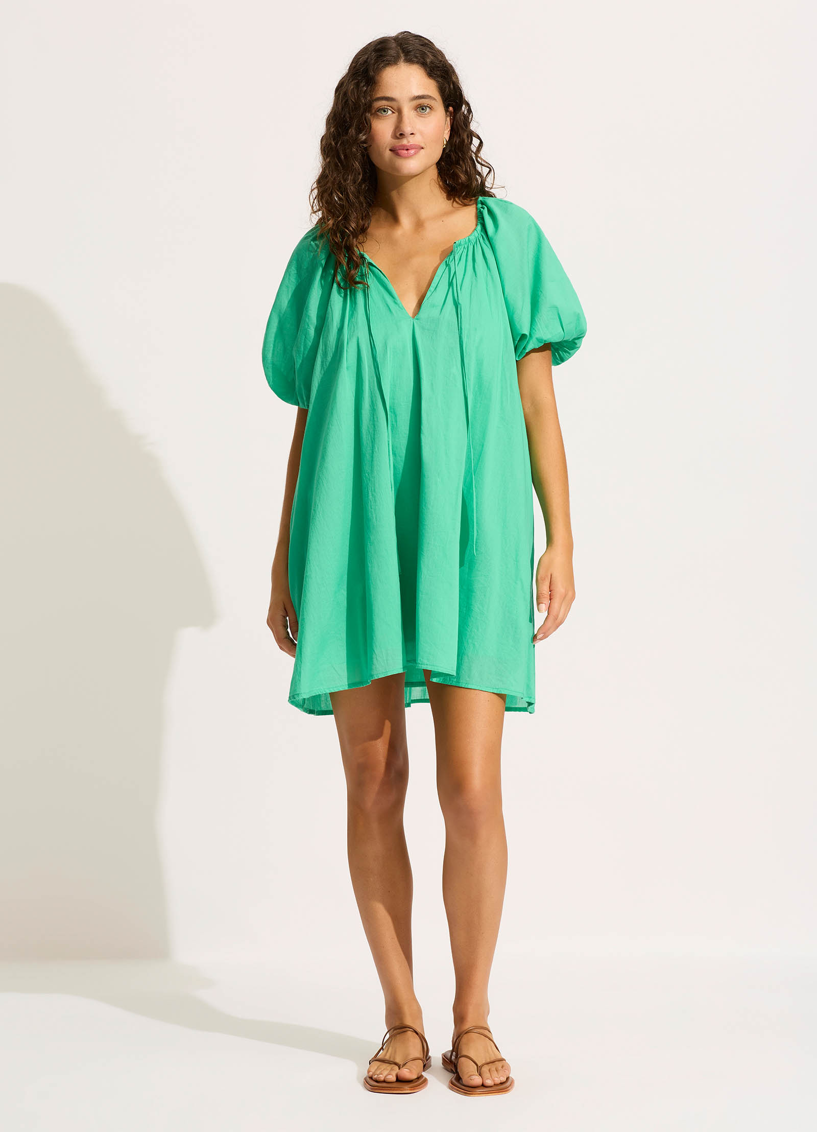 Mini Babydoll Dress - Jade - Jade