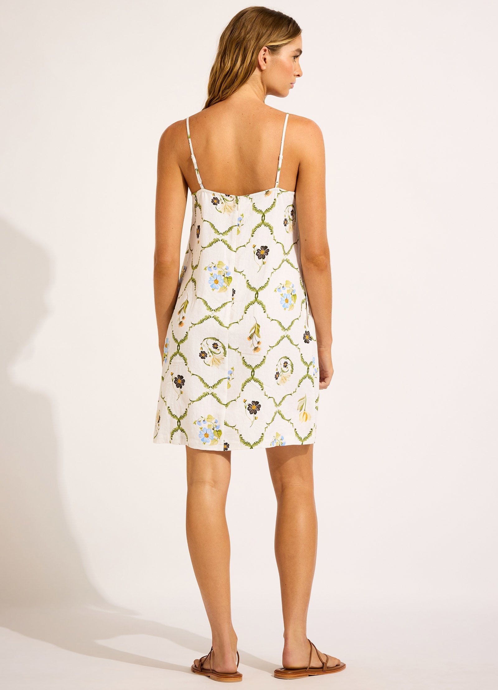 Modern Romance Bandeau Mini Dress - White view 3