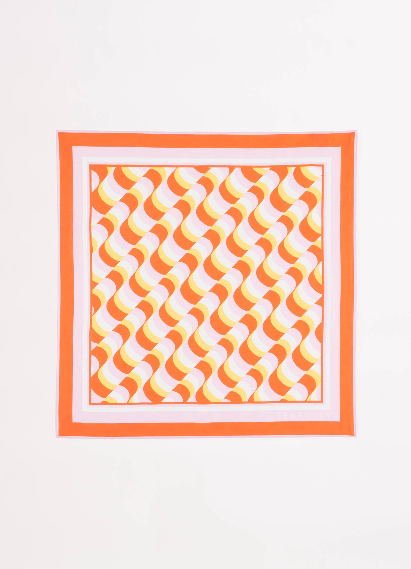 Modern Take Scarf - Mandarin - Mandarin view 2