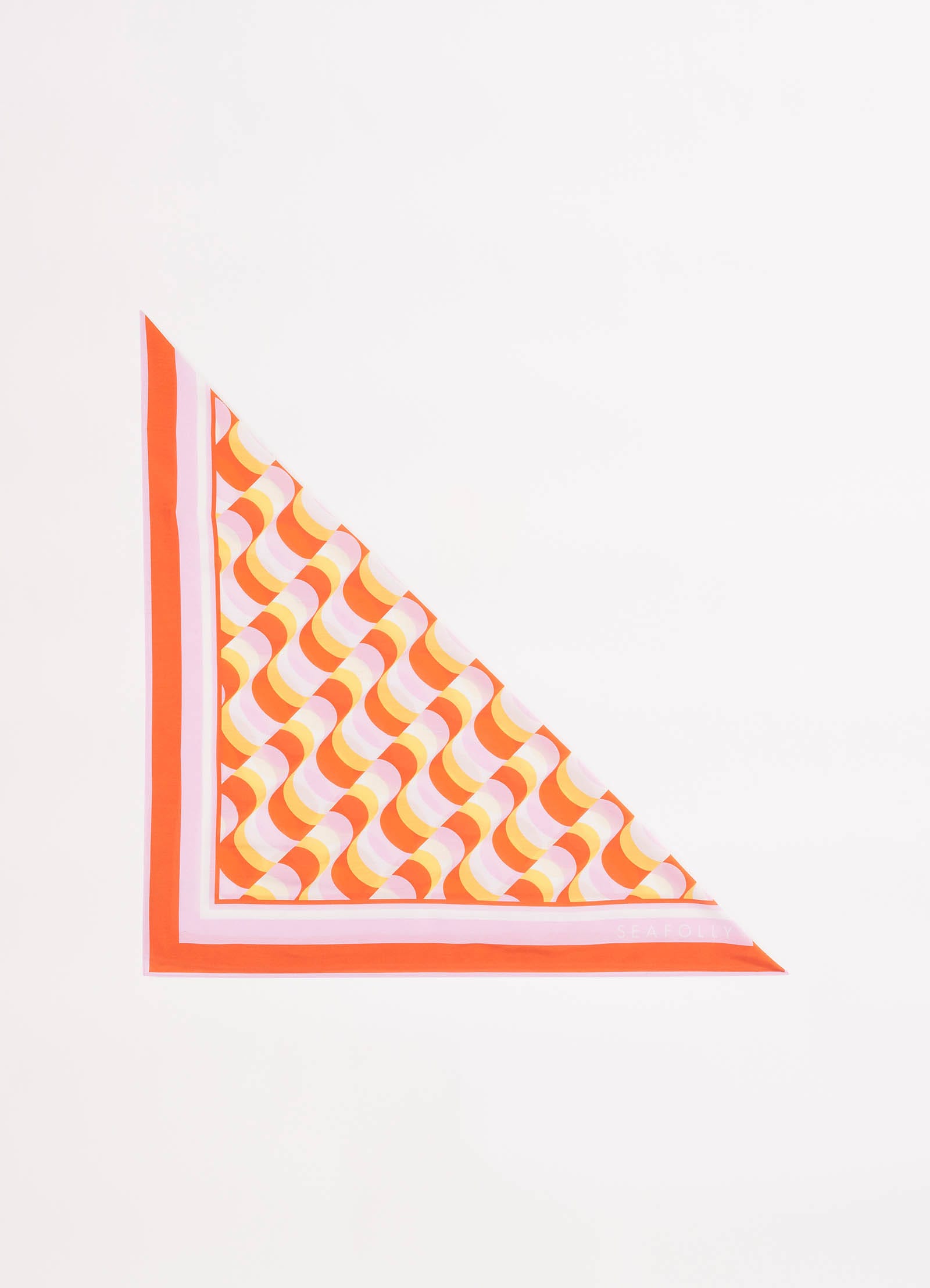 Modern Take Scarf - Mandarin - Mandarin view 3