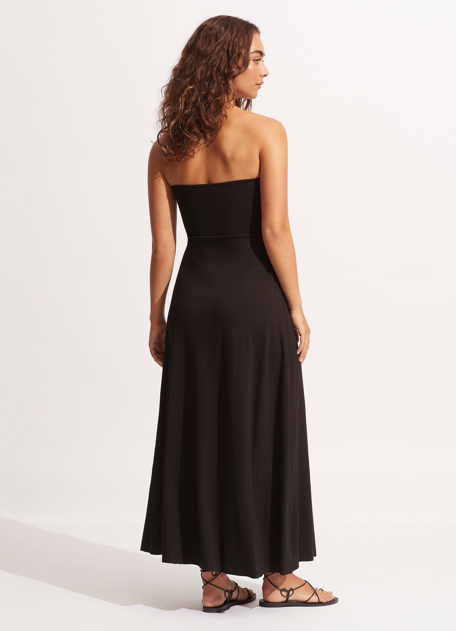 Multi Wear Maxi Dress - Black - Black view 3