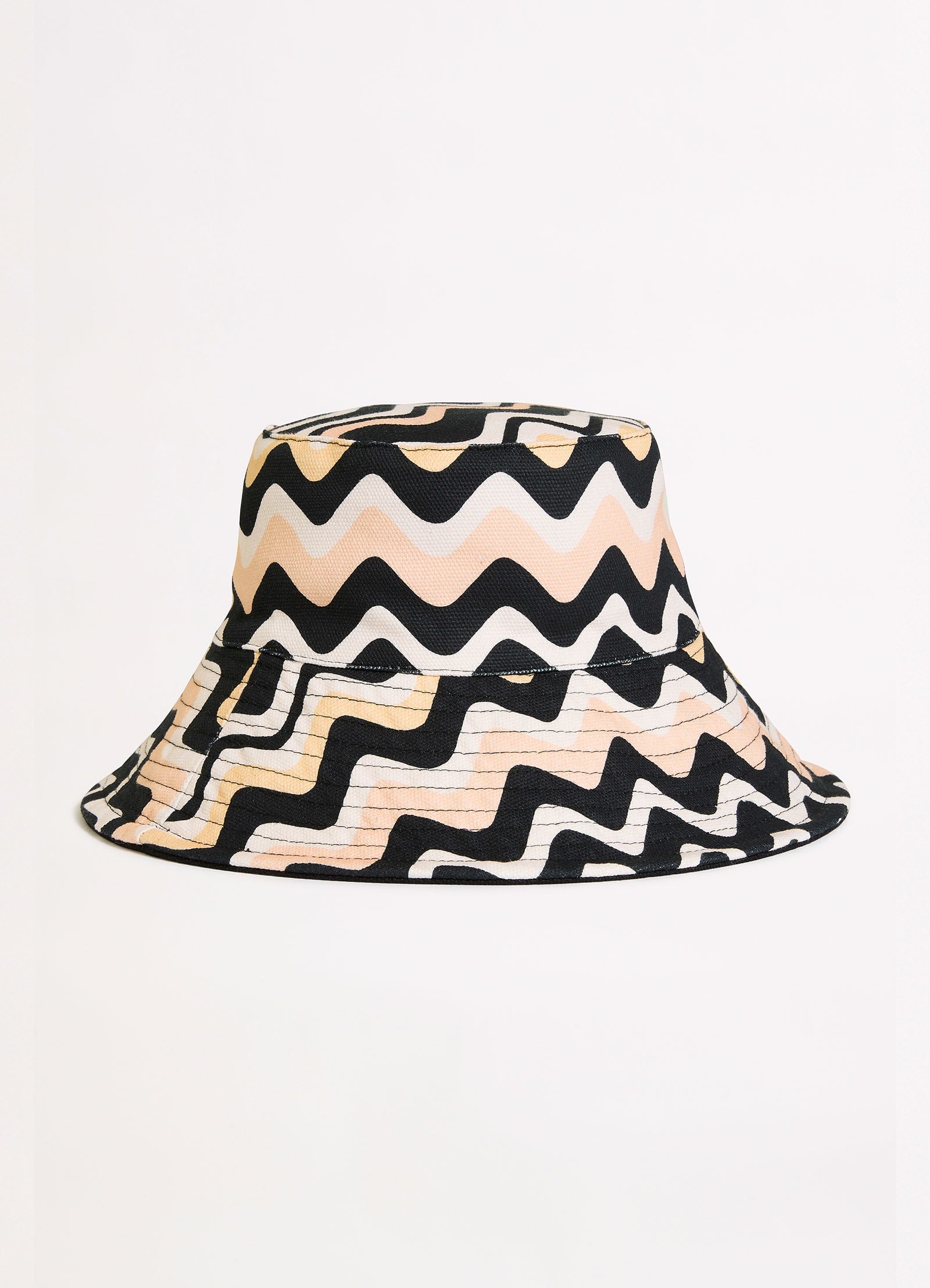 Neue Wave Reversible Buckethat - Black - Black view 2