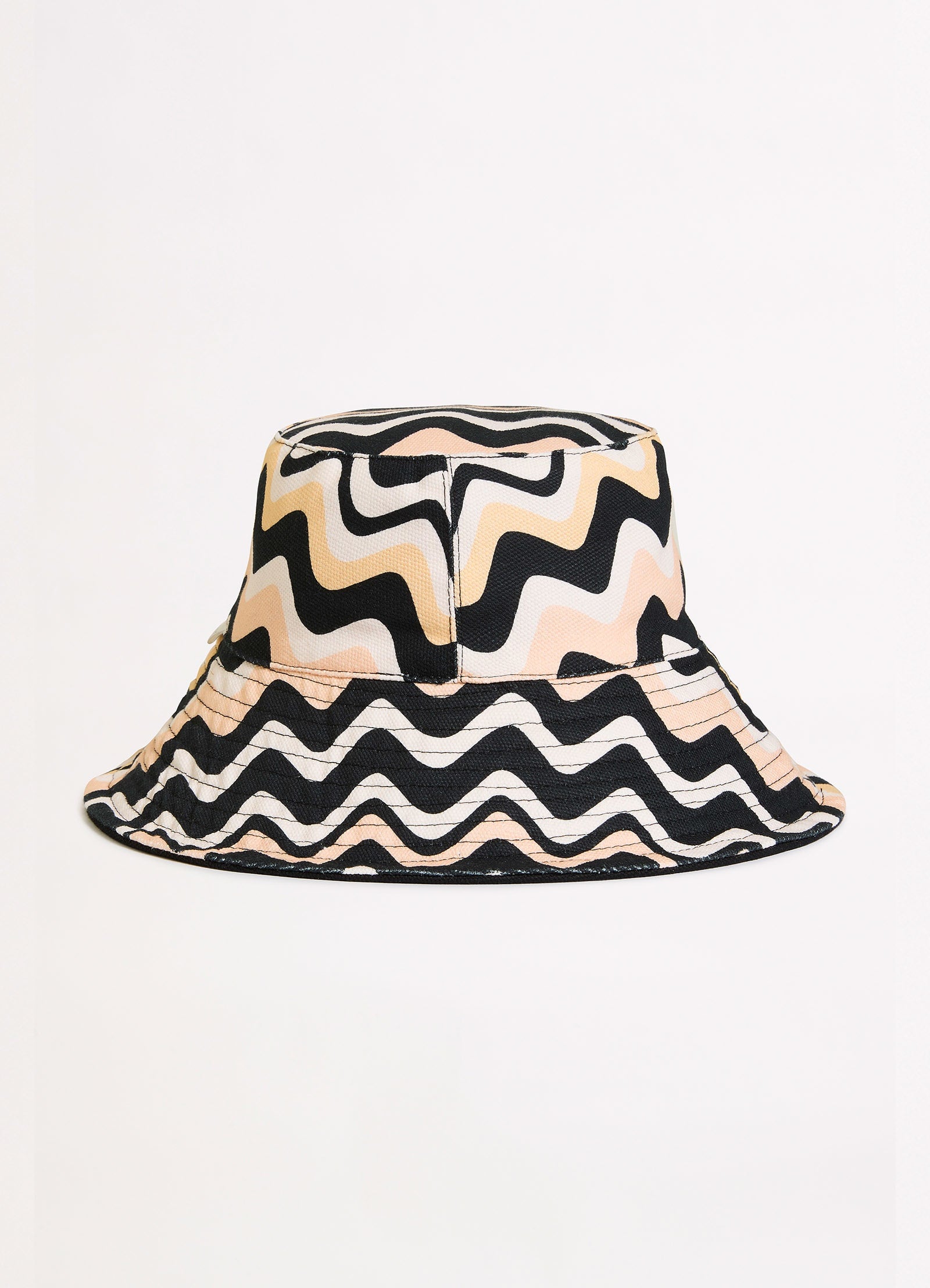 Neue Wave Reversible Buckethat - Black - Black view 3