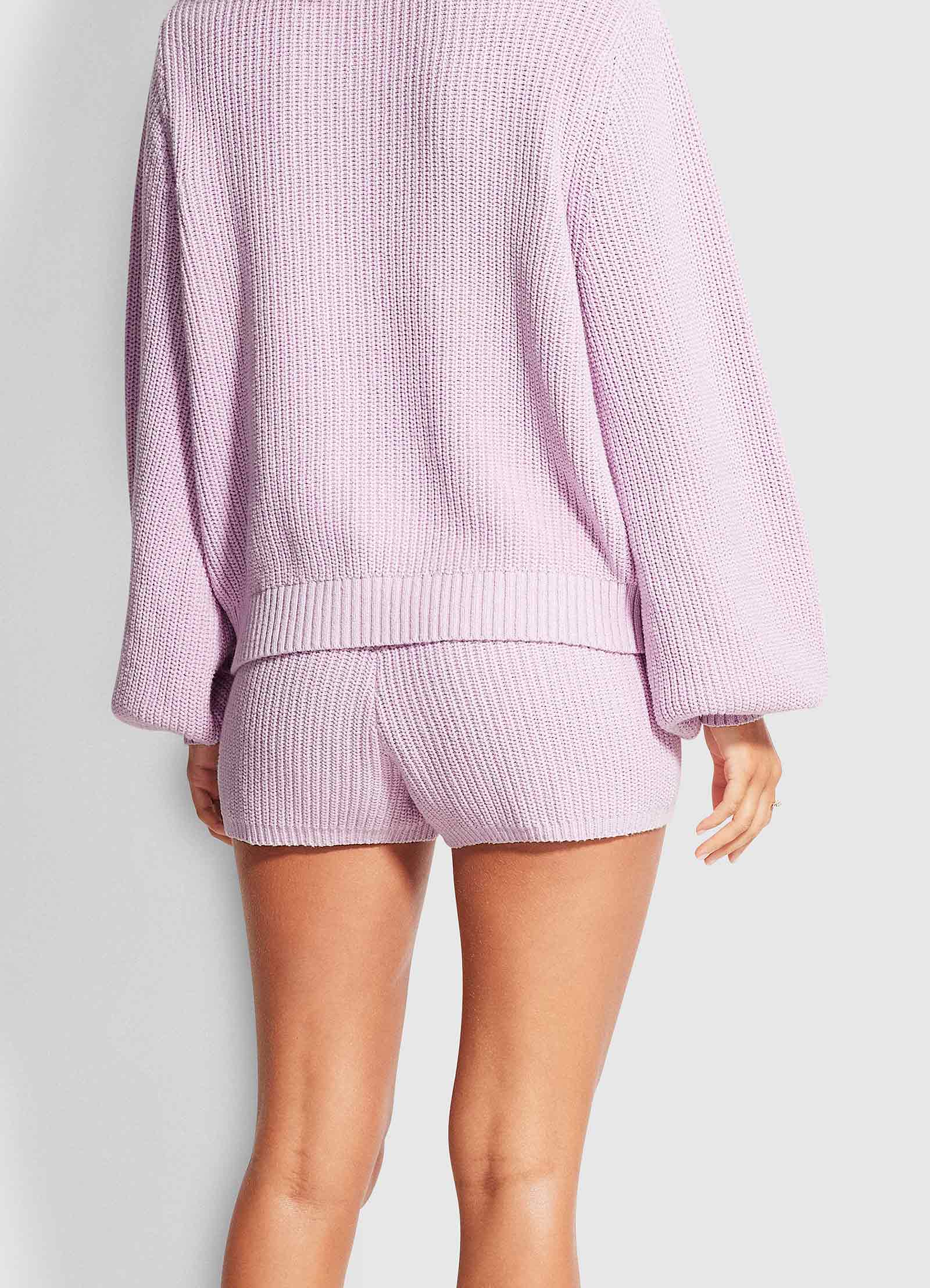 North Coast Knit Short - Lilac - Lilac view 3