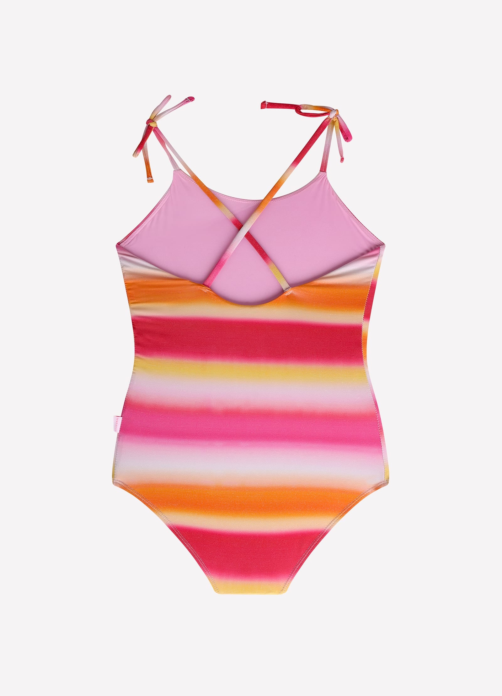 Ombre Cut Out One Piece - Ombre Red - Ombre Red view 3