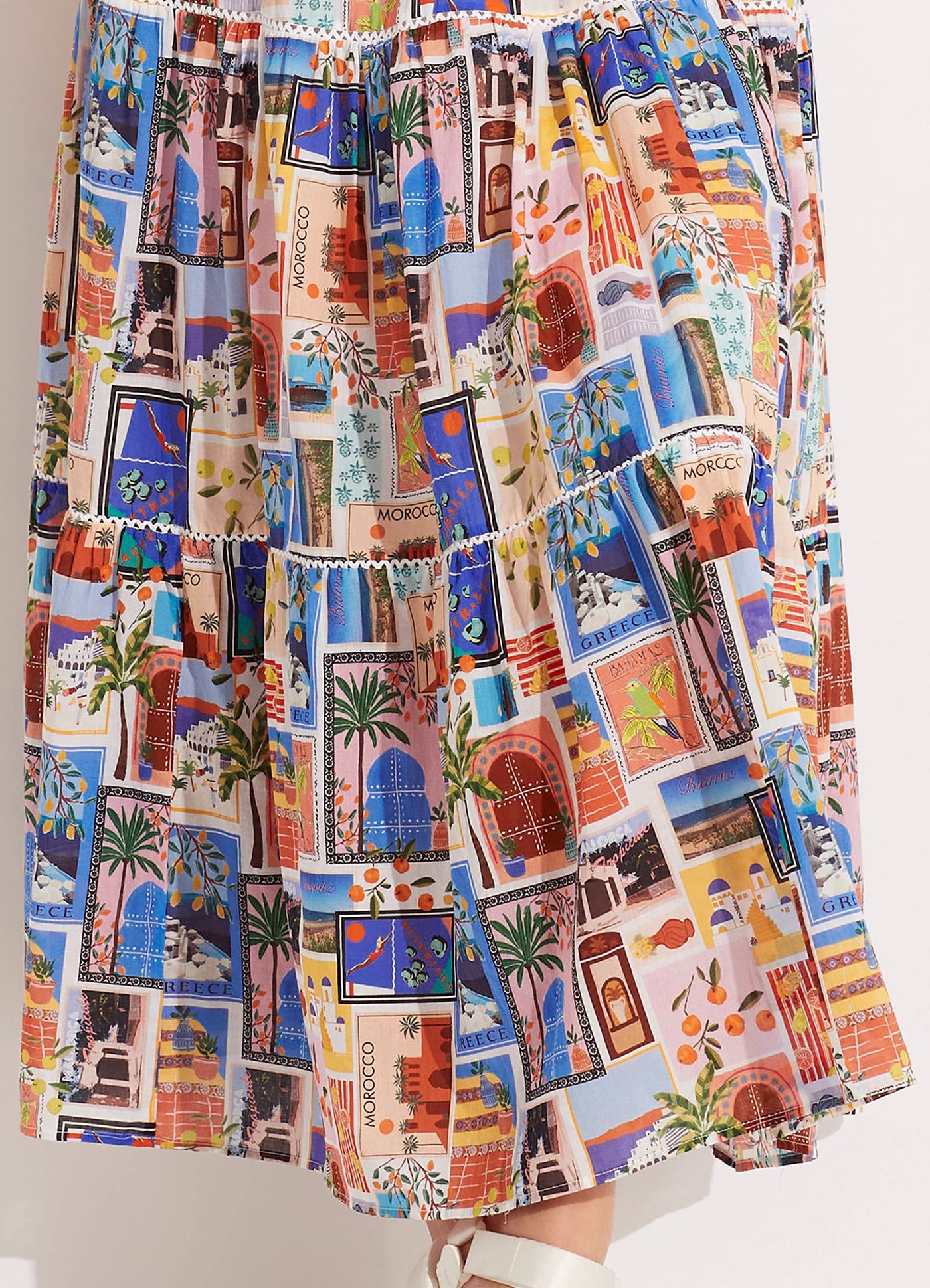 On Vacation Skirt - Azure - Azure view 5